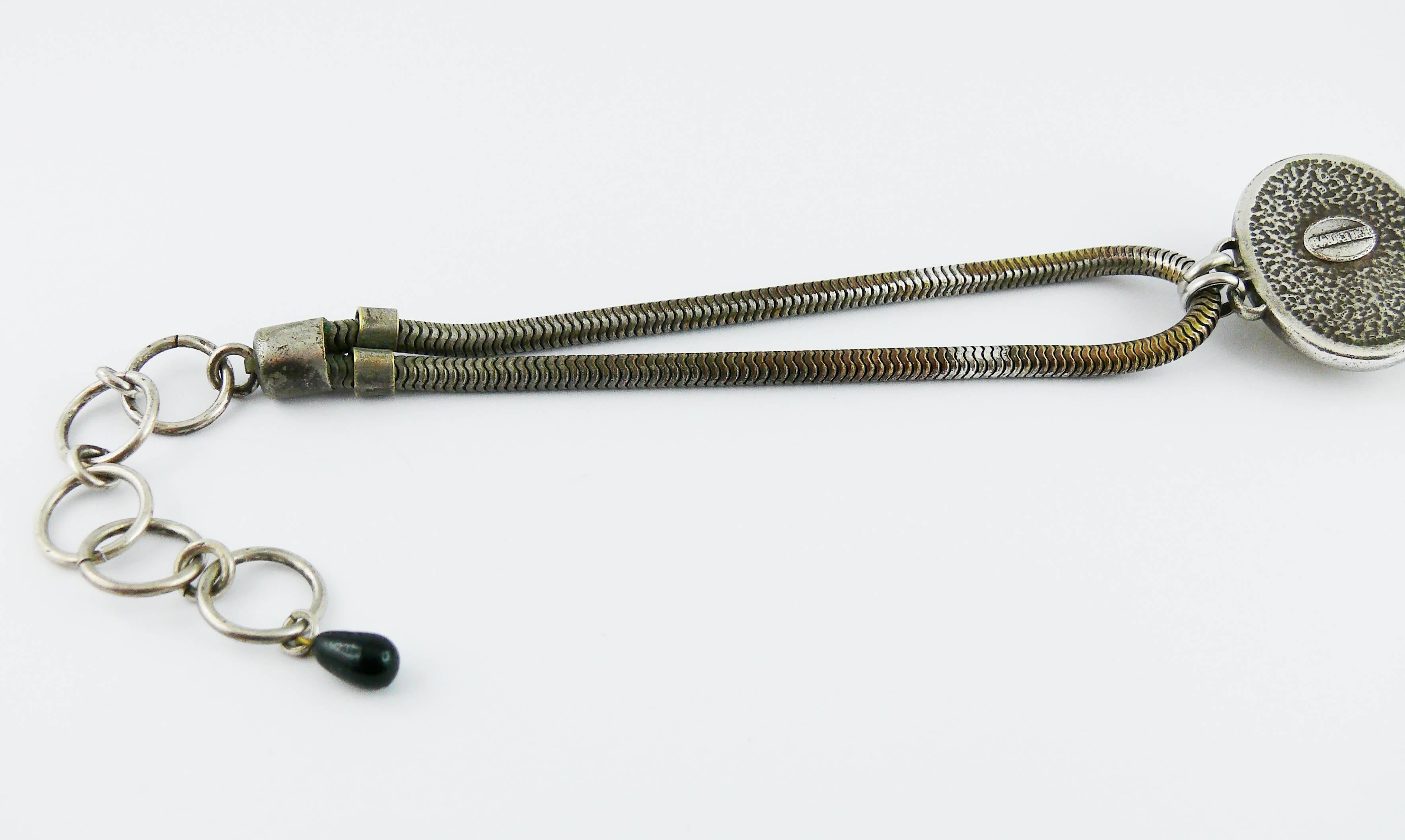 Jean Paul Gaultier Vintage Watch Dial Dog Collar Choker Necklace 1