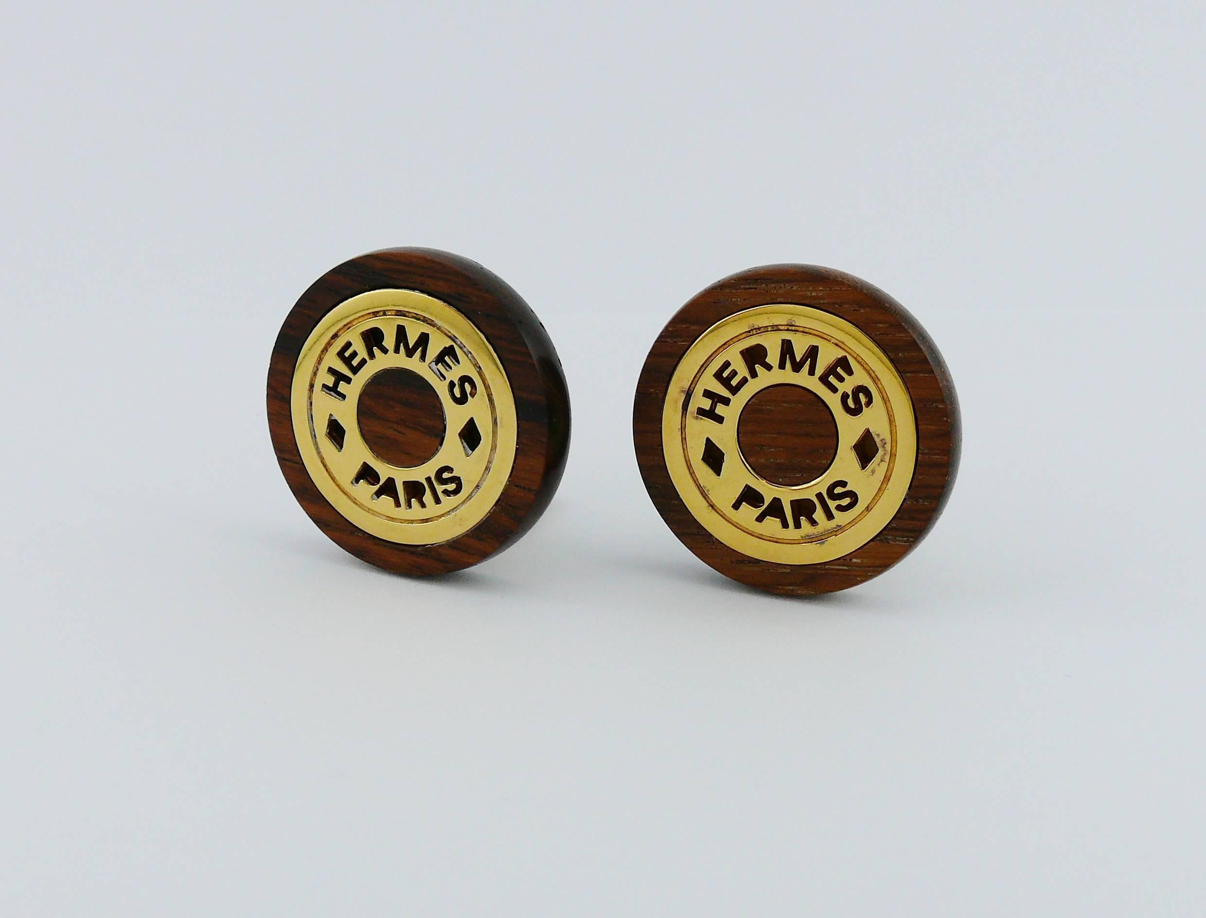 hermes clip earrings