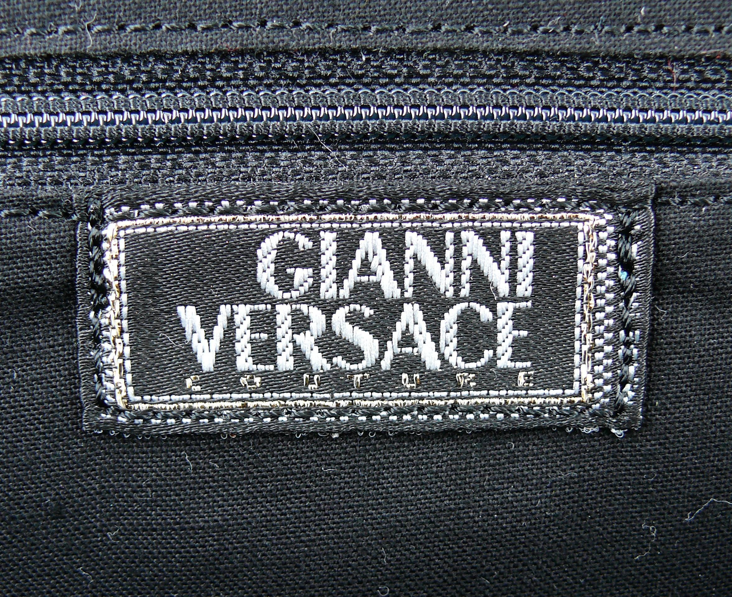 Gianni Versace Couture Vintage 1990s Miami Print Bag 5