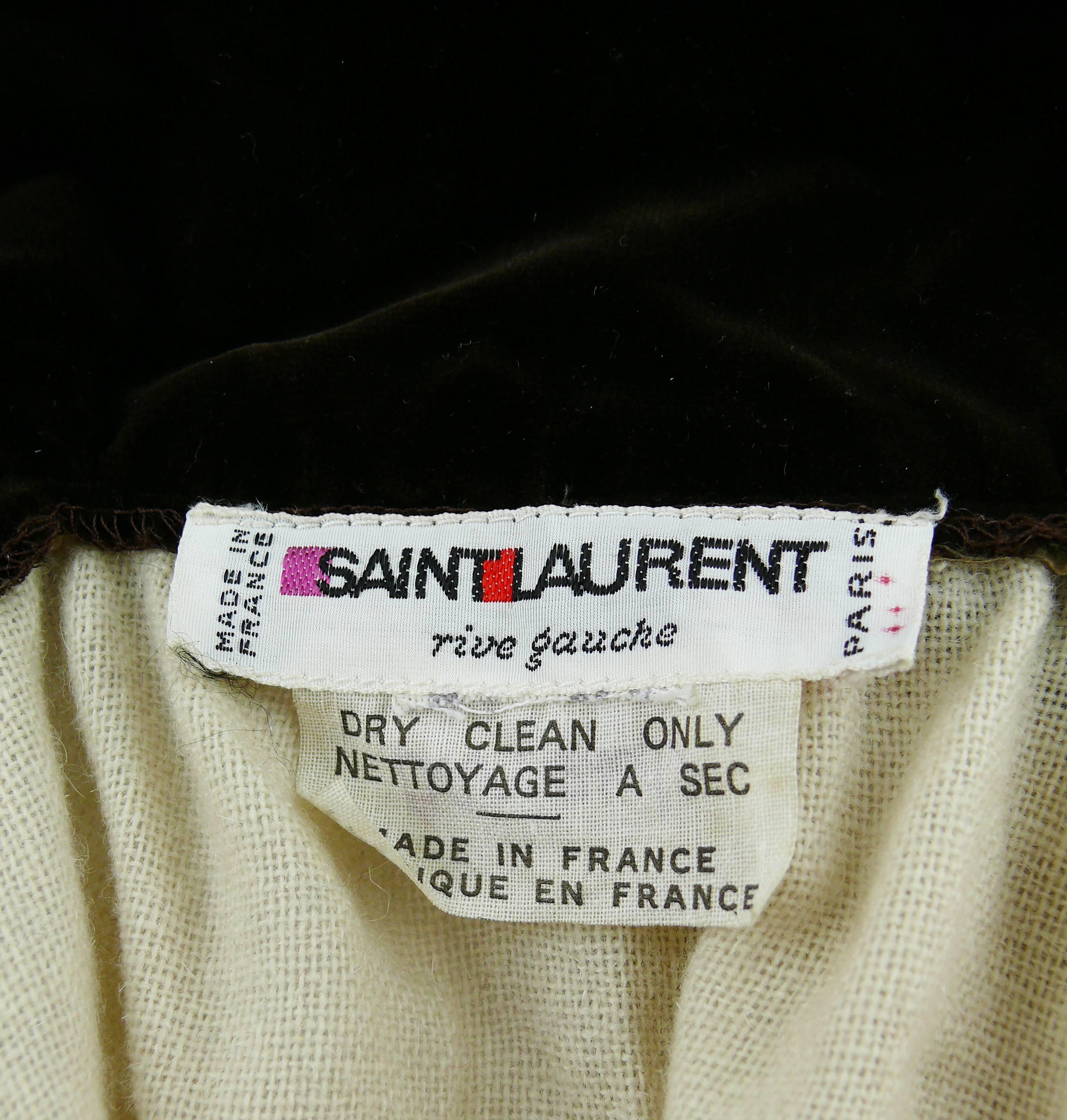 Yves Saint Laurent Vintage 1976 Seltener marokkanisch inspirierter Kapuze mit Kapuze Damen im Angebot