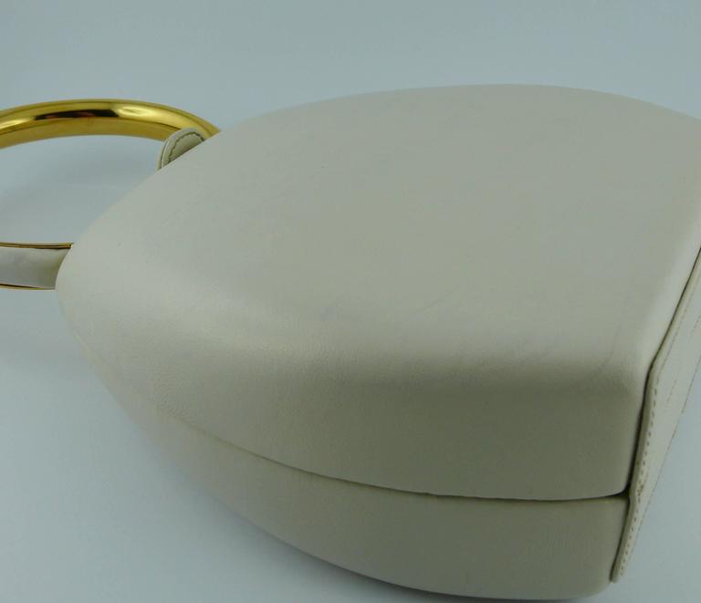 Trousse Vintage Charles Jourdan En Toile Cirée & Cuir - Occasion Bon état