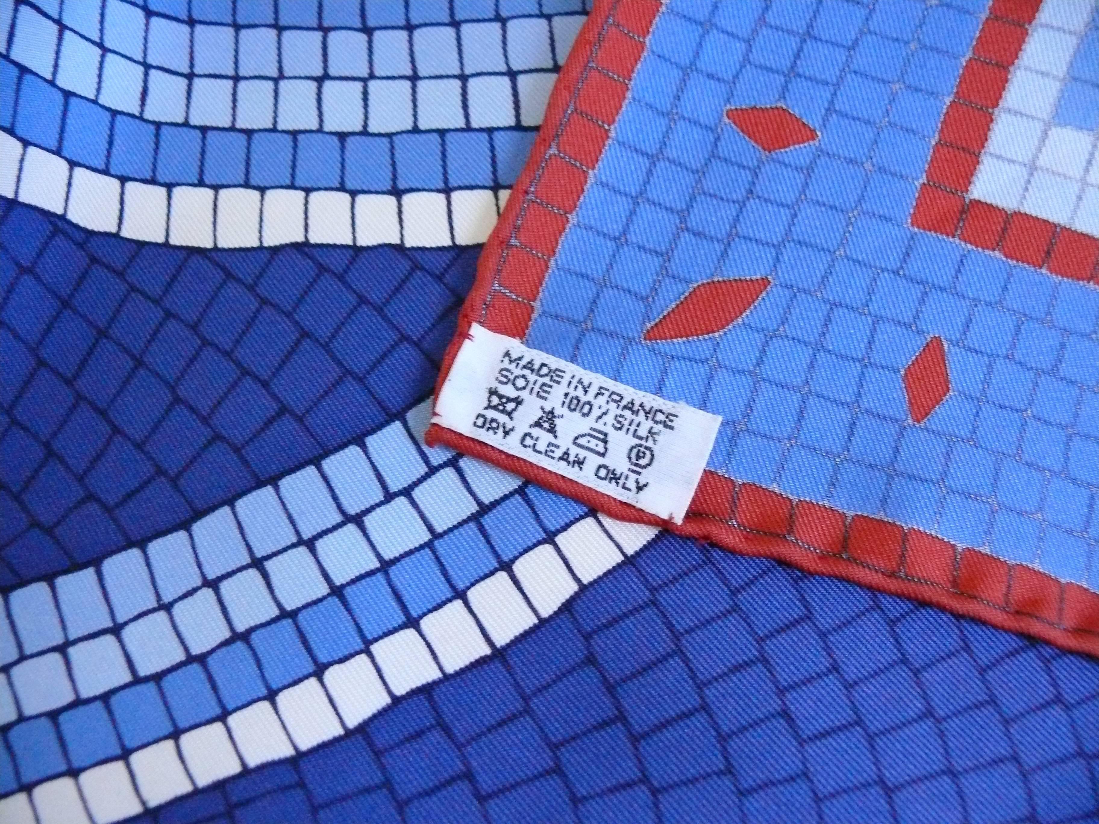 Hermès Vintage Rare Silk Carre Scarf 