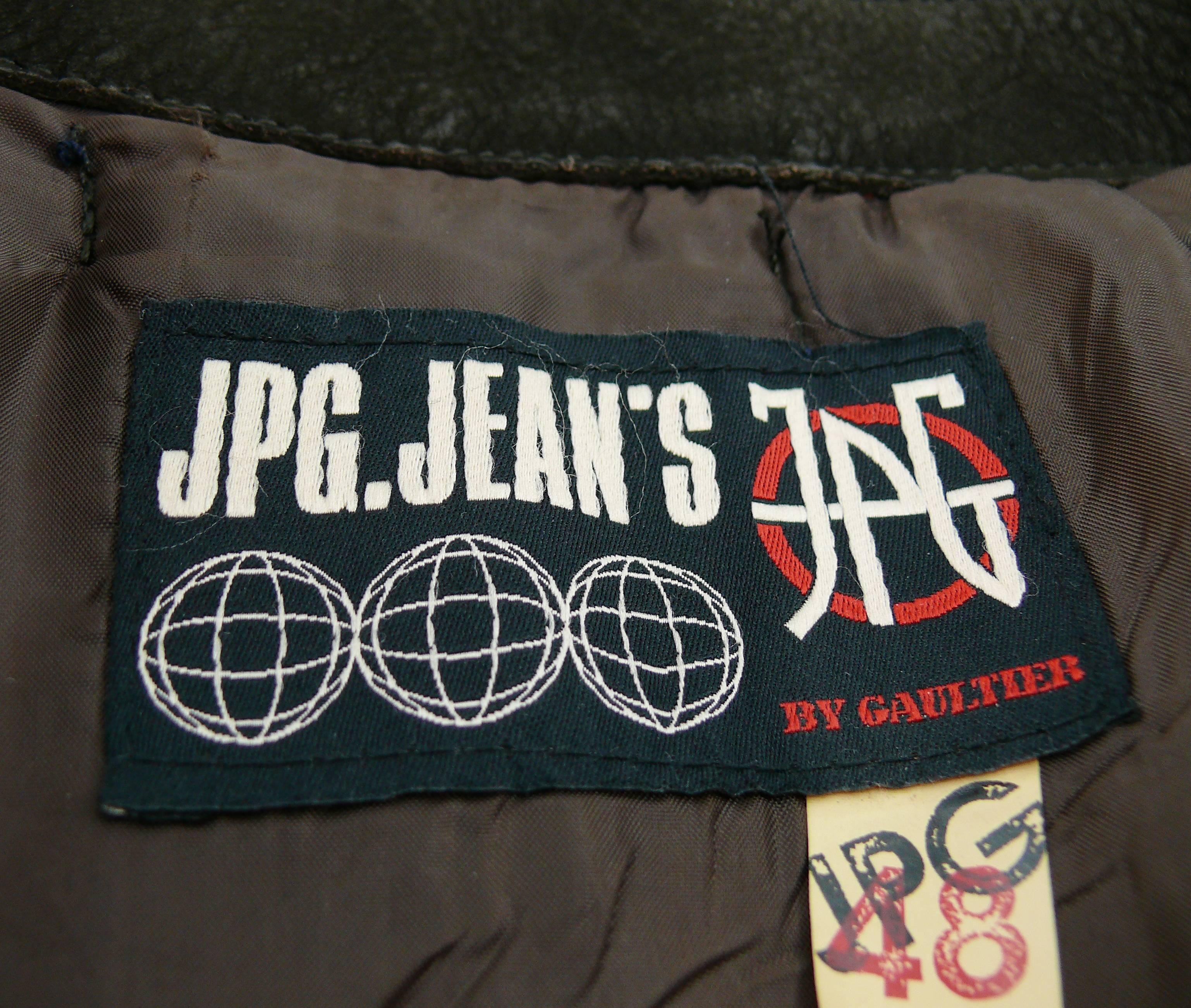 Jean Paul Gaultier Men's Western-style Cowboy Denim Jacket USA Size 32 3