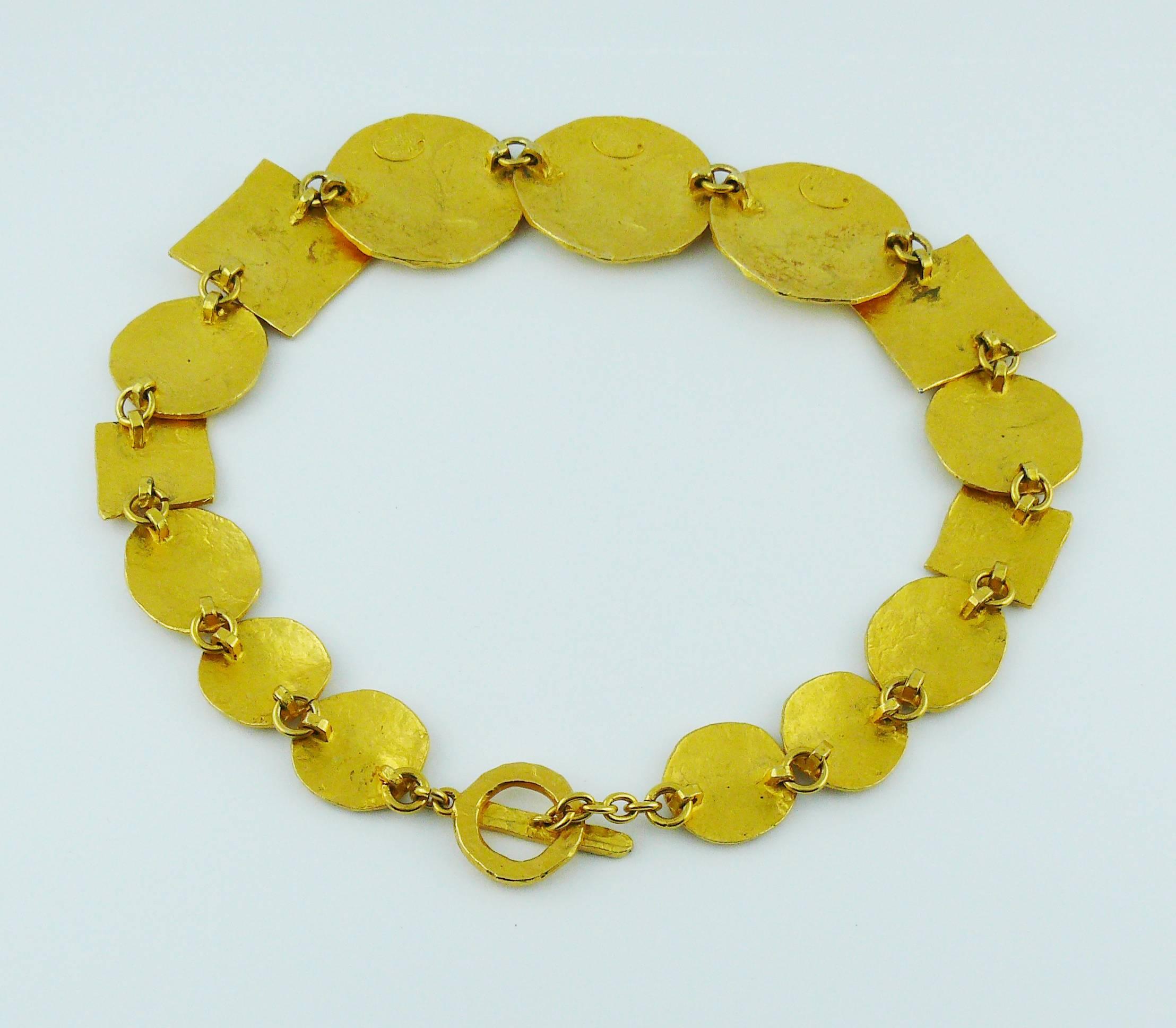 Edouard Rambaud Vintage Gold Toned Necklace For Sale 4
