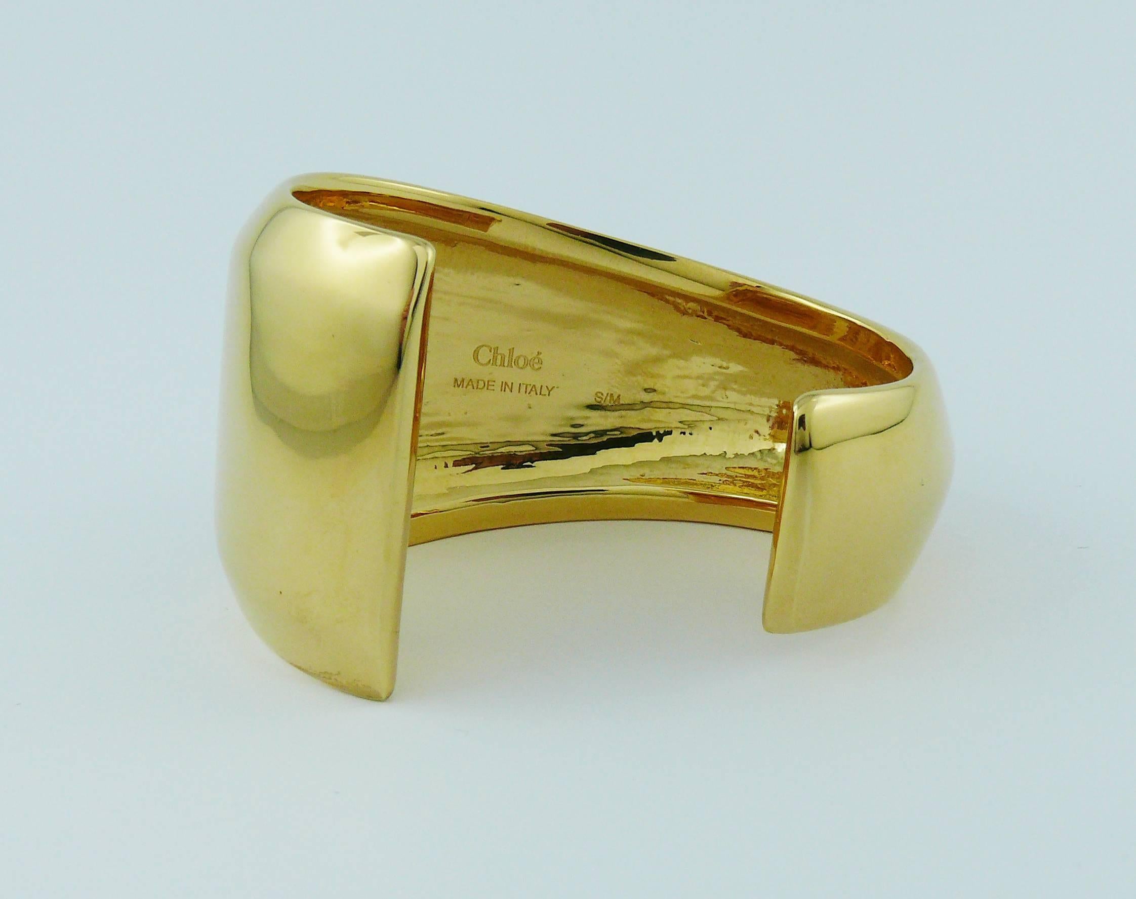 Chloé Cuff Bracelet In Excellent Condition For Sale In Nice, FR