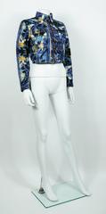 Jean Paul Gaultier Vintage Mosaic Print Cropped Jacket