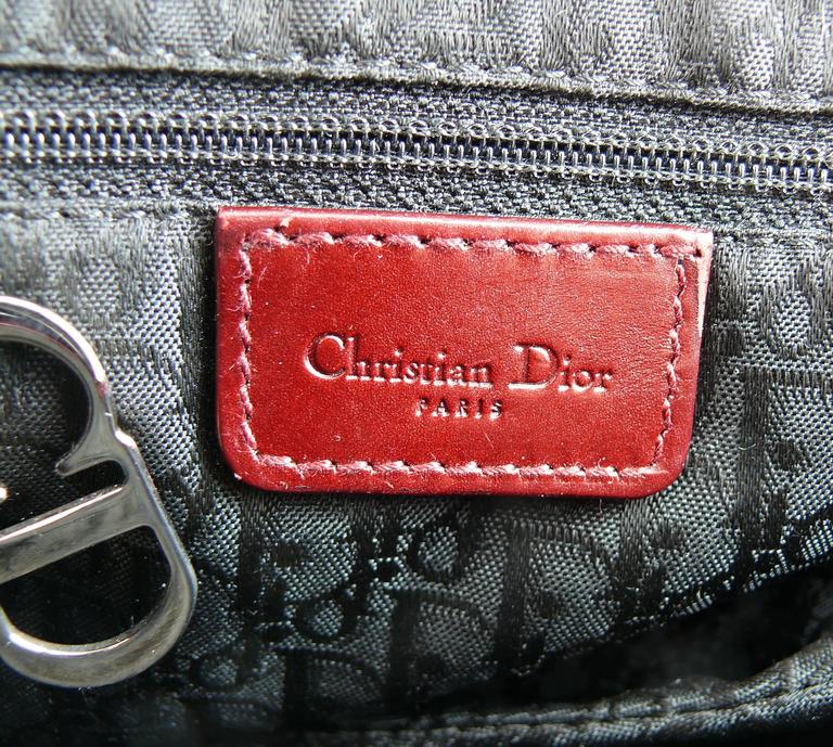 Christian Dior Borsa Hardcore Bowler John Galliano Bianca e Rossa main image 1