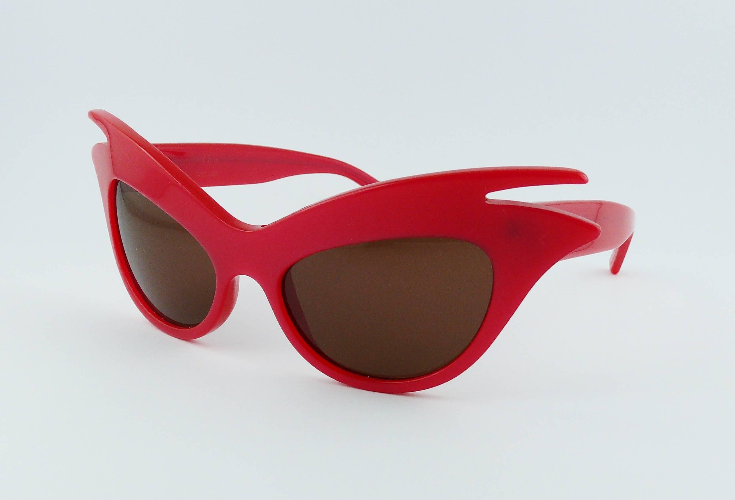 Christian Dior Miss Dior Cherie Limited Edition Raspberry Red Sunglasses 4