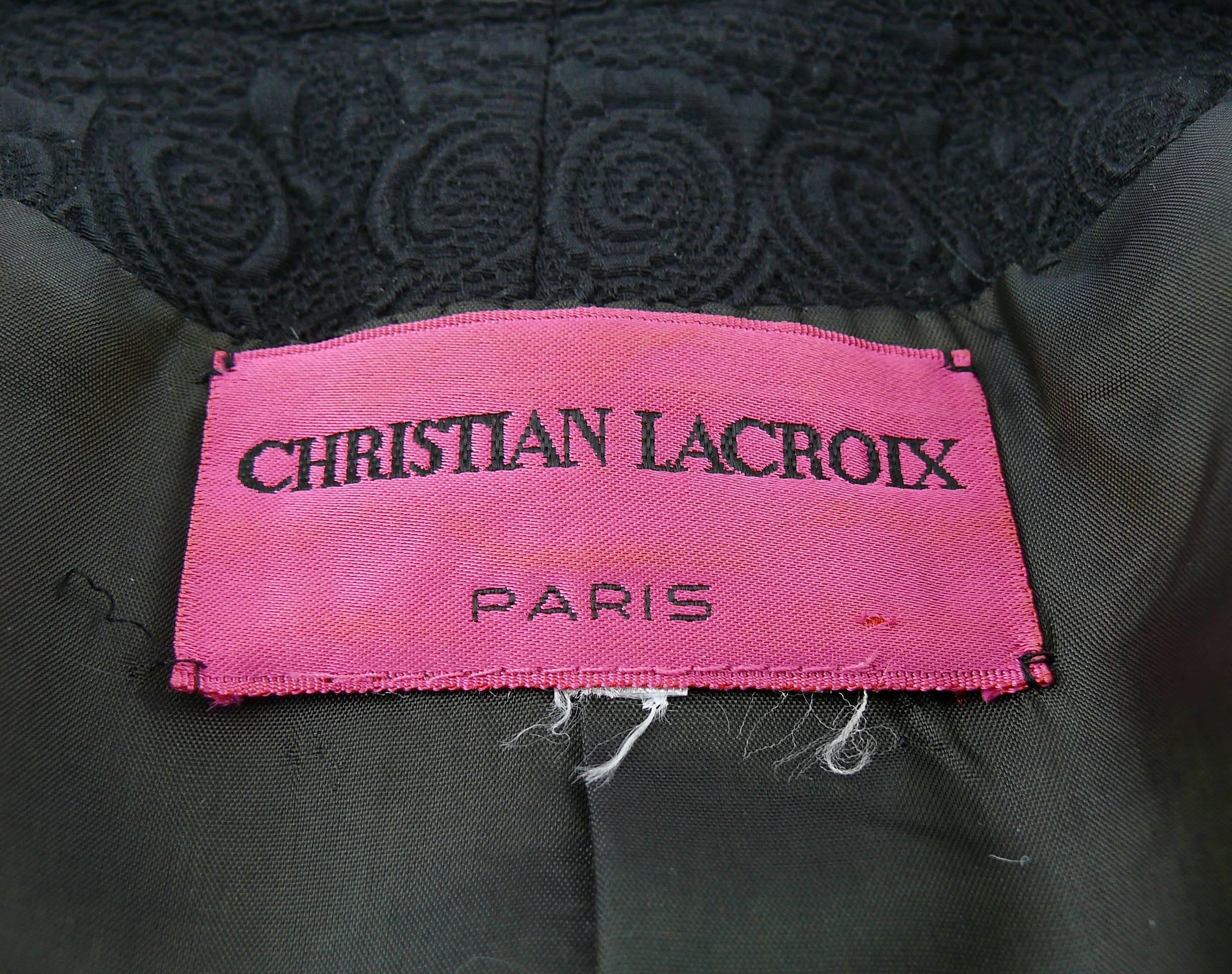 Christian Lacroix Vintage Quilts Bow Jacket 5