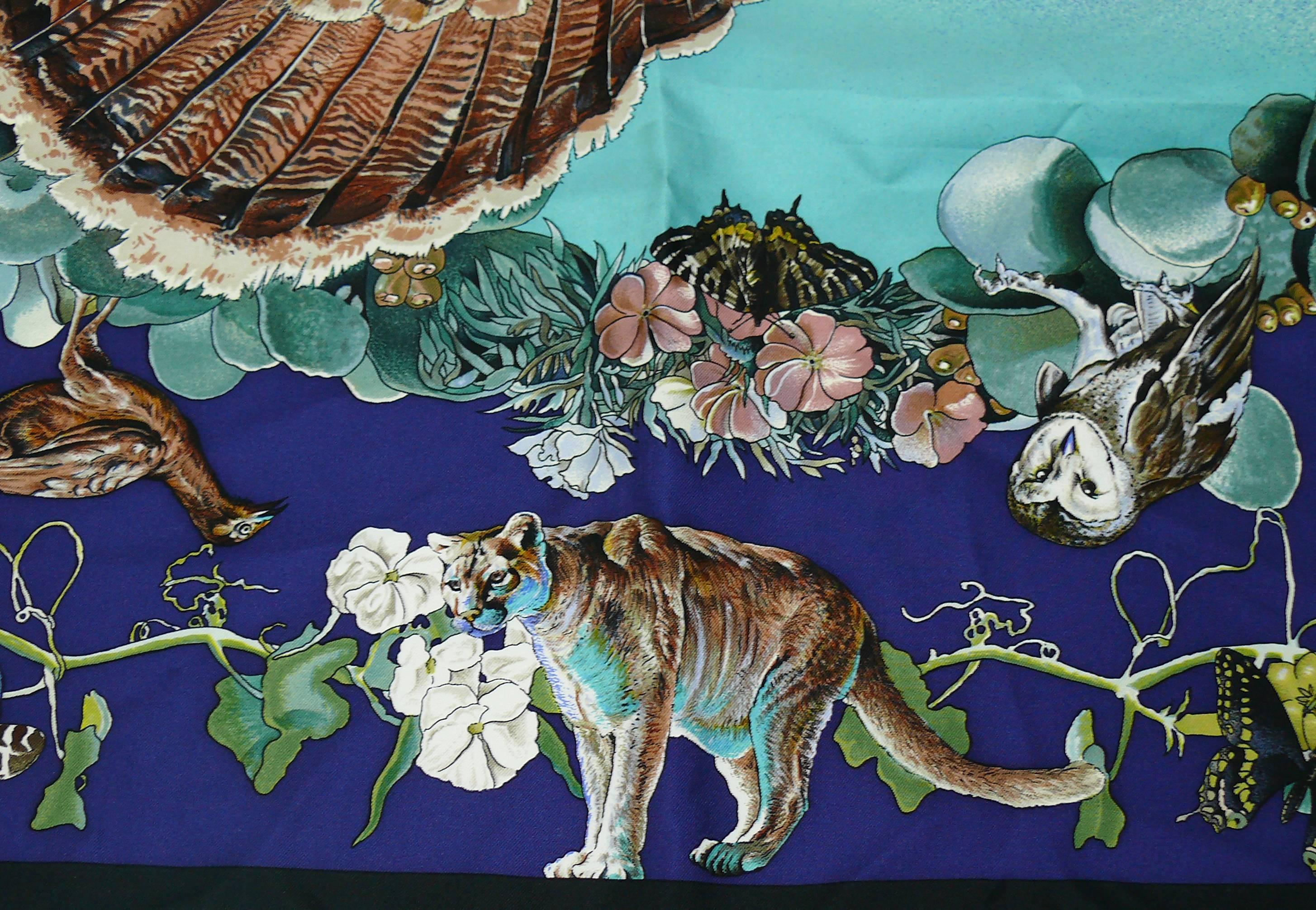 Women's Hermes Rare Silk Carre Scarf 