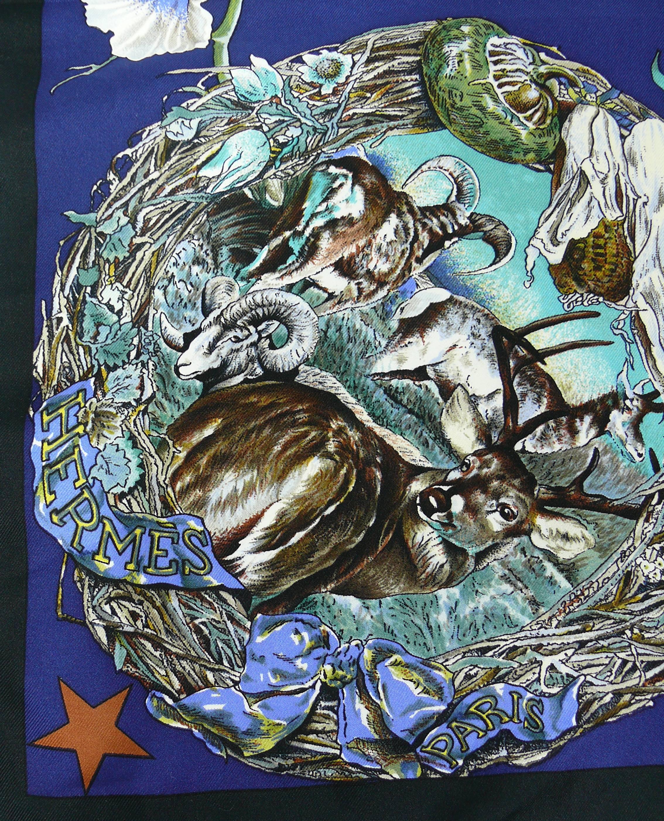 Hermes Rare Silk Carre Scarf 
