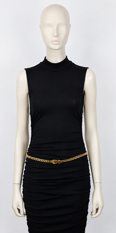 GUCCI Vintage Gold-Tone Chain Belt