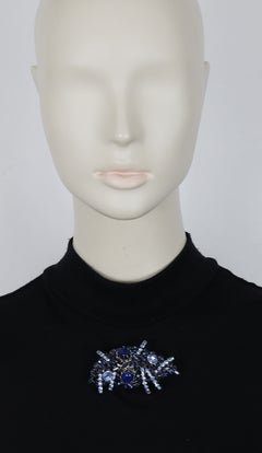 GUY LAROCHE Vintage Jewelled Brooch