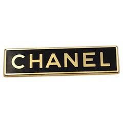 CHANEL by ARTHUS BERTRAND Paris Vintage Rectangular Uniform Brooch