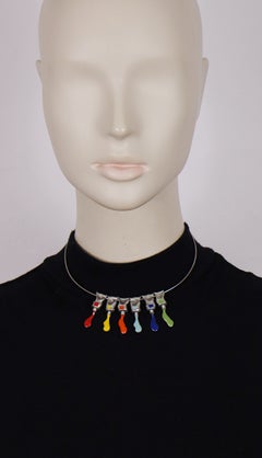 Collier ARMAN Vintage « Paint Tube » couleur argent, 2001