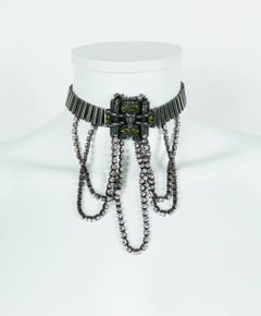 Jean Paul Gaultier Vintage Demon Dog Collar Necklace