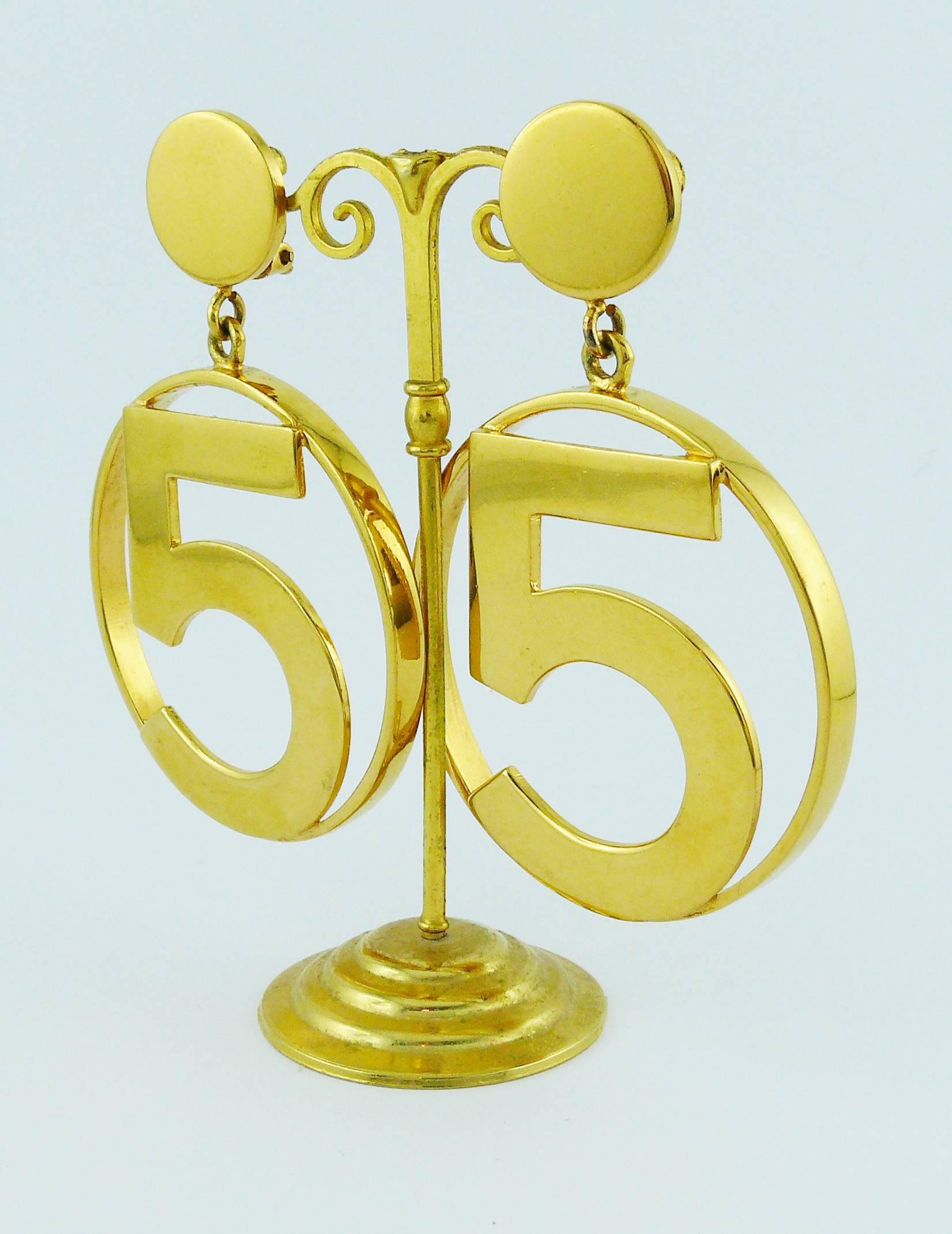 chanel no 5 earrings