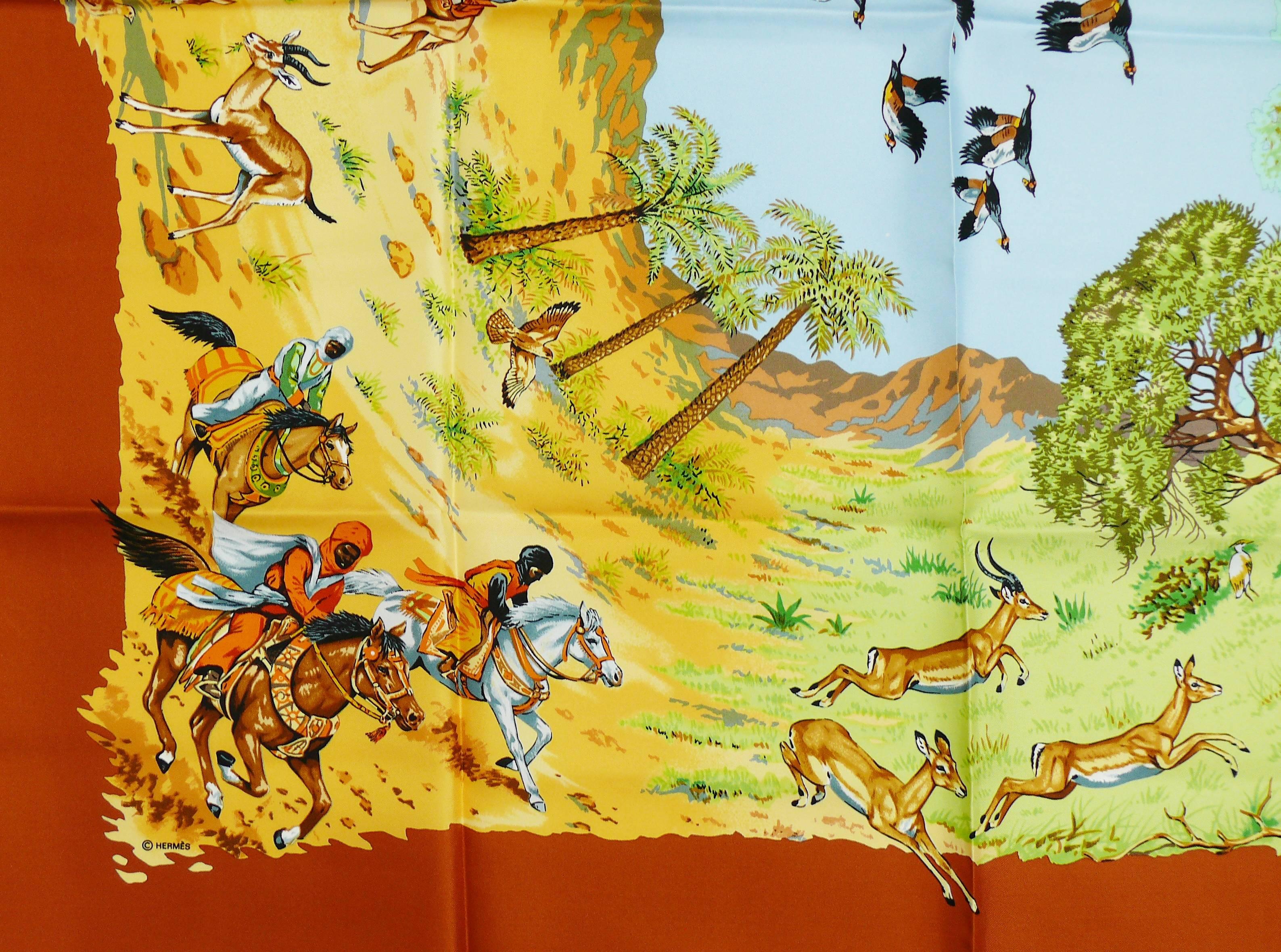 hermes african scarf