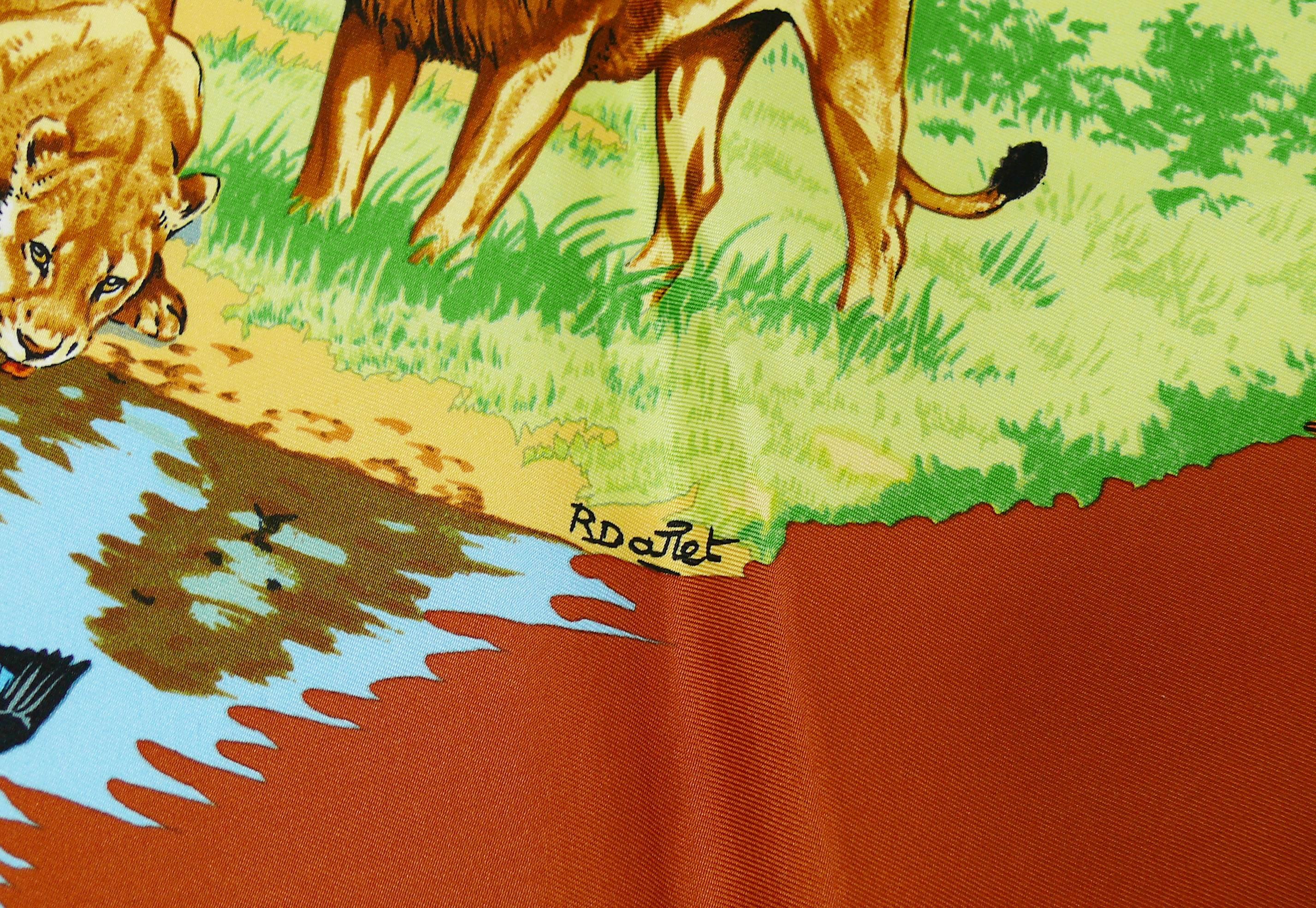 Women's Hermès Vintage Silk Carre Scarf 
