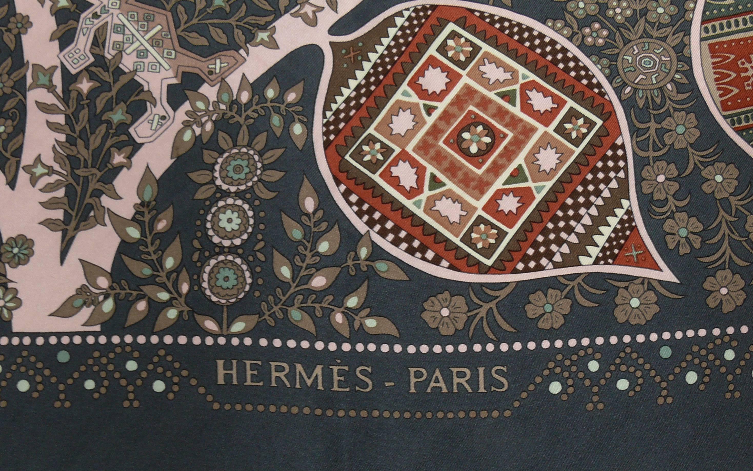 Hermès Silk Carre Scarf 