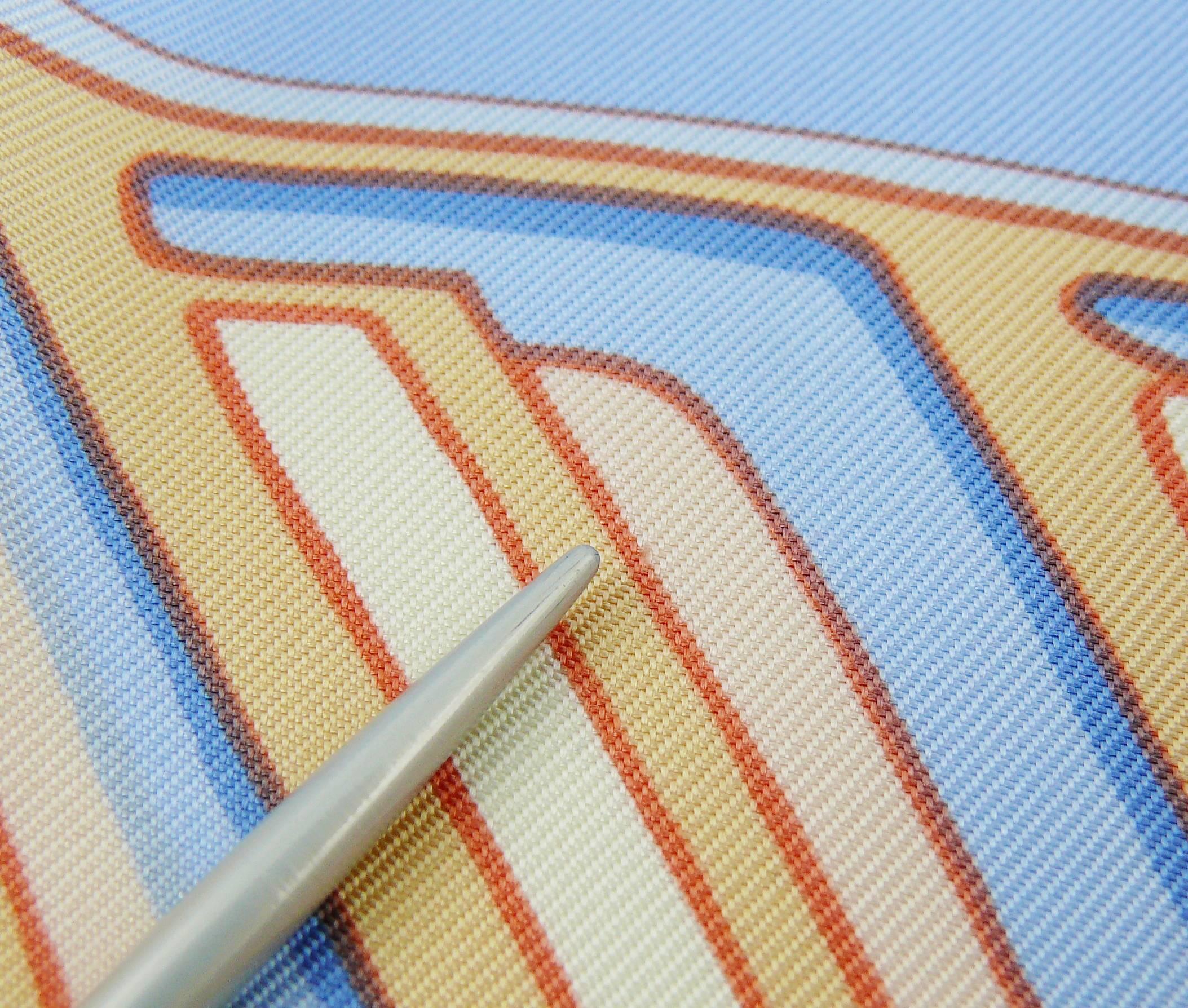 Hermes Vintage Silk Carre Scarf 