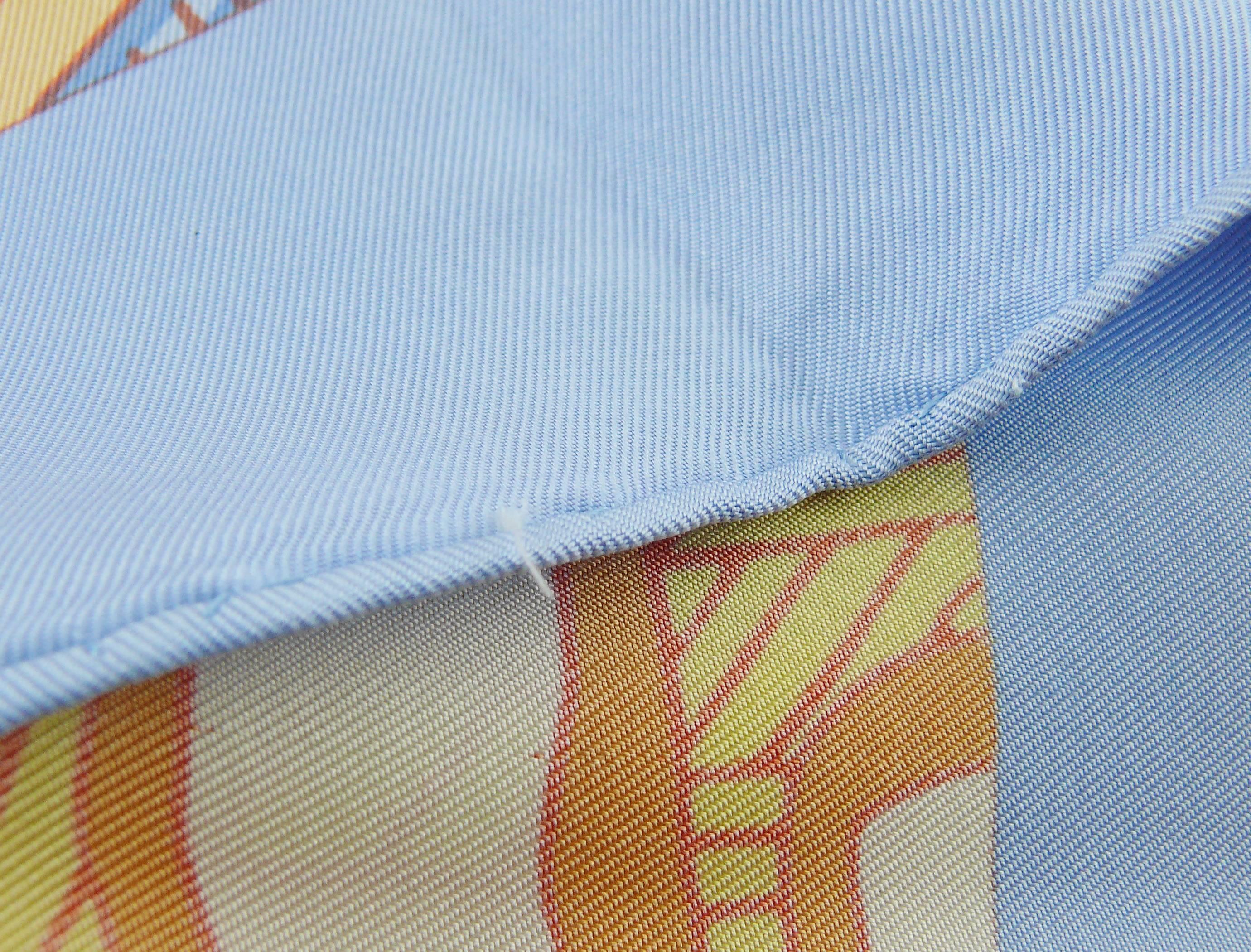Hermes Vintage Silk Carre Scarf 