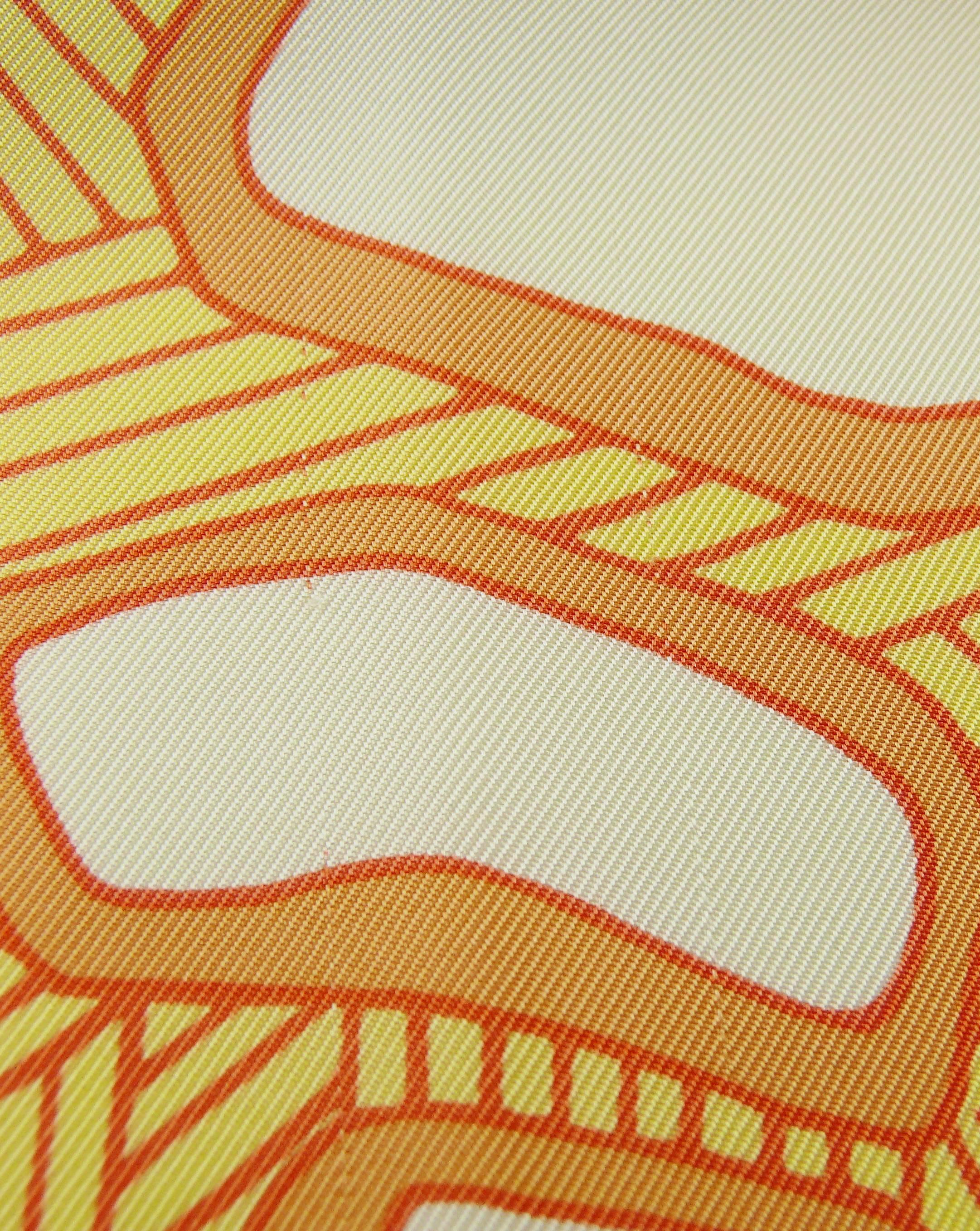Women's Hermes Vintage Silk Carre Scarf 