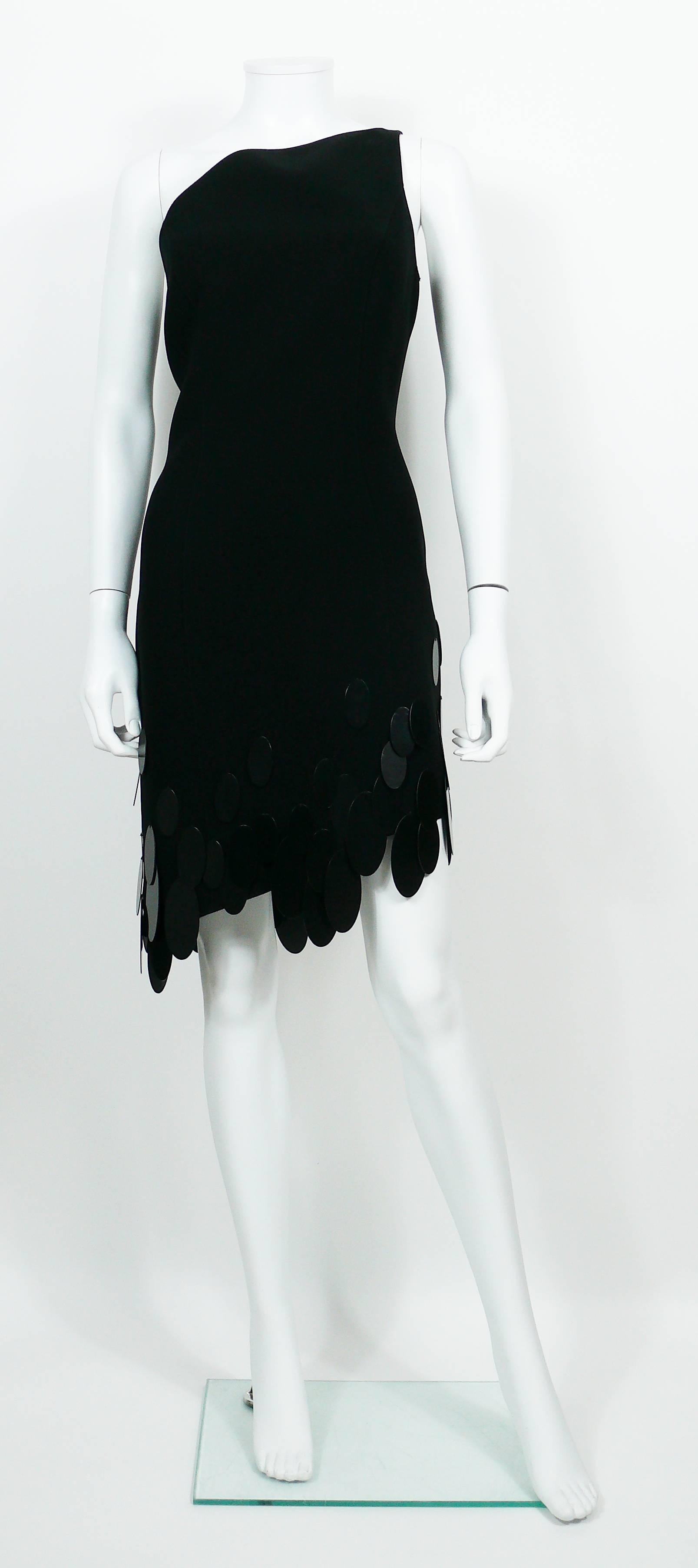 thierry mugler black dress