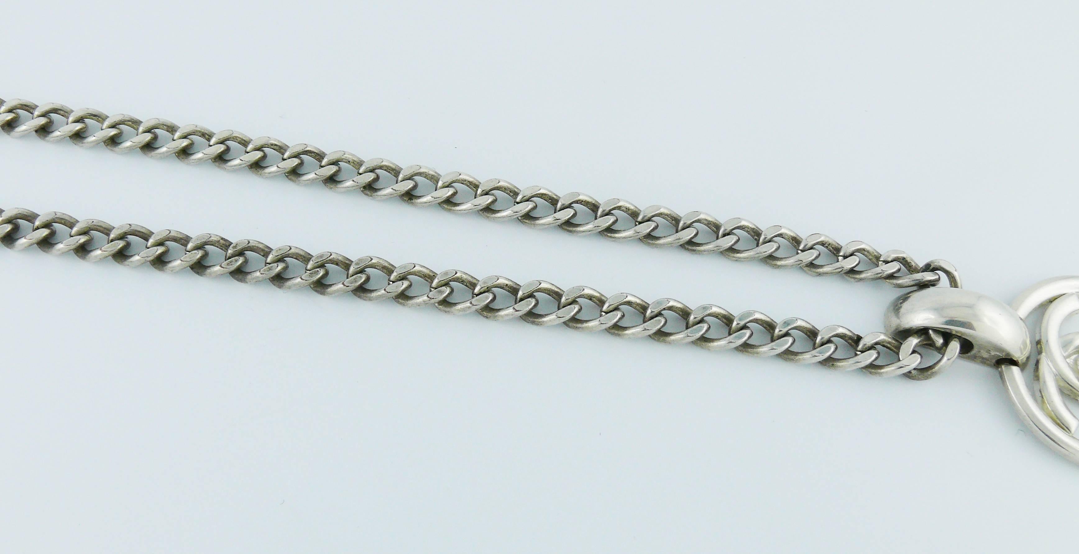 chanel lock pendant