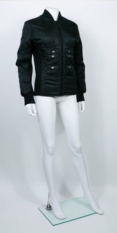 Jean Paul Gaultier Vintage Black "Torso" Bomber Jacket