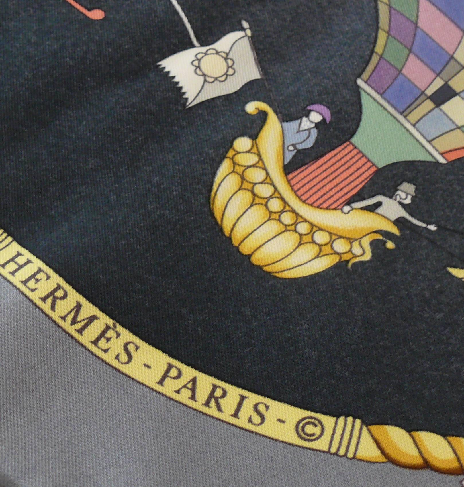 Hermès Vintage Silk Carre Scarf 