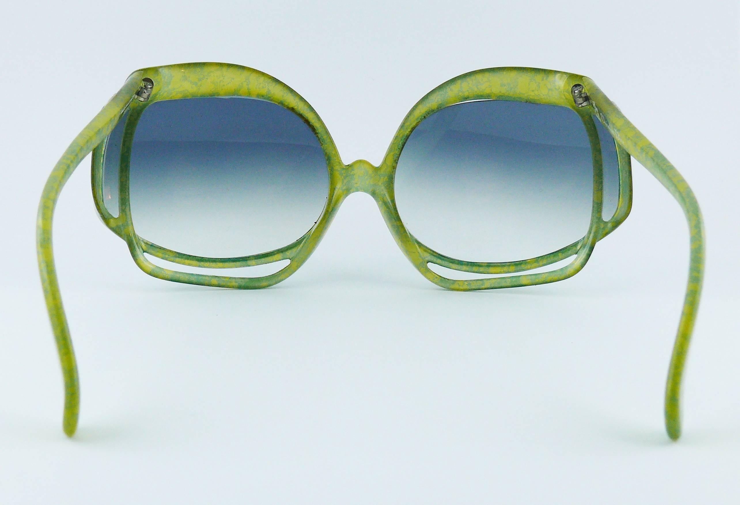 Gray Christian Dior Vintage Oversized Sunglasses Model 2026-60