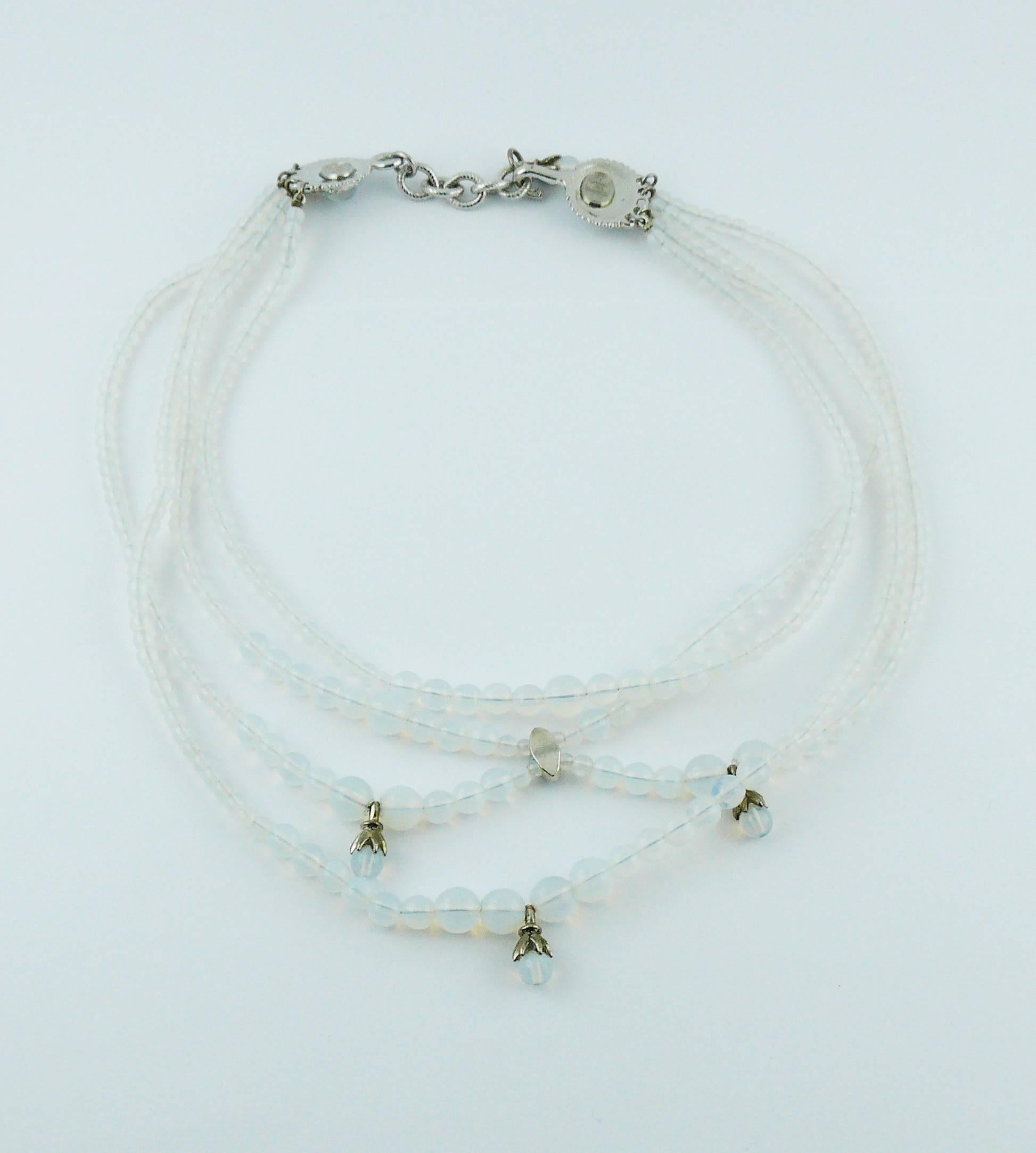 Christian Dior Opalescent Drapery Necklace 2