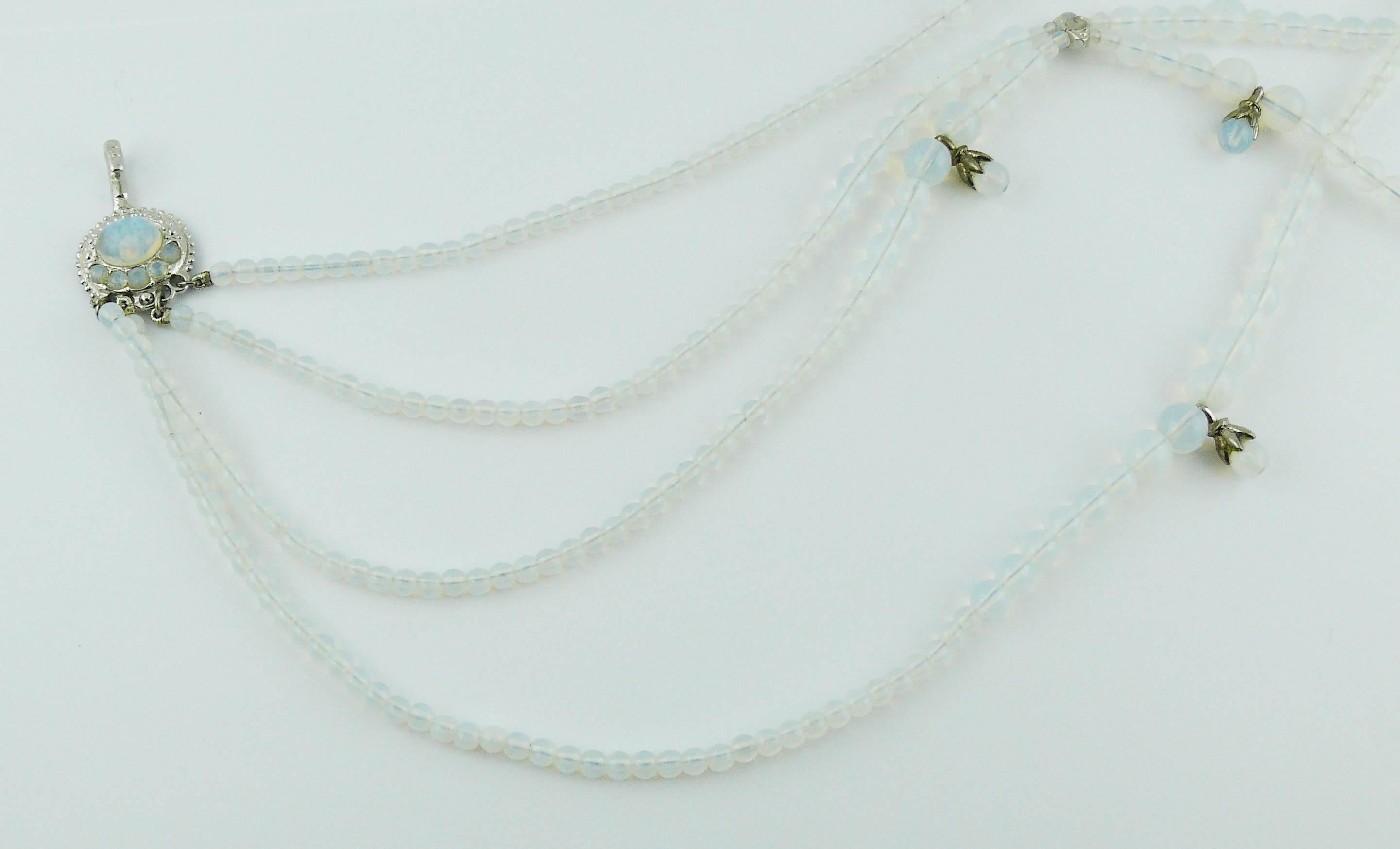 Christian Dior Opalescent Drapery Necklace 1