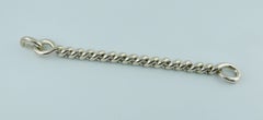 Hermès Vintage Silver Torsades Bracelet