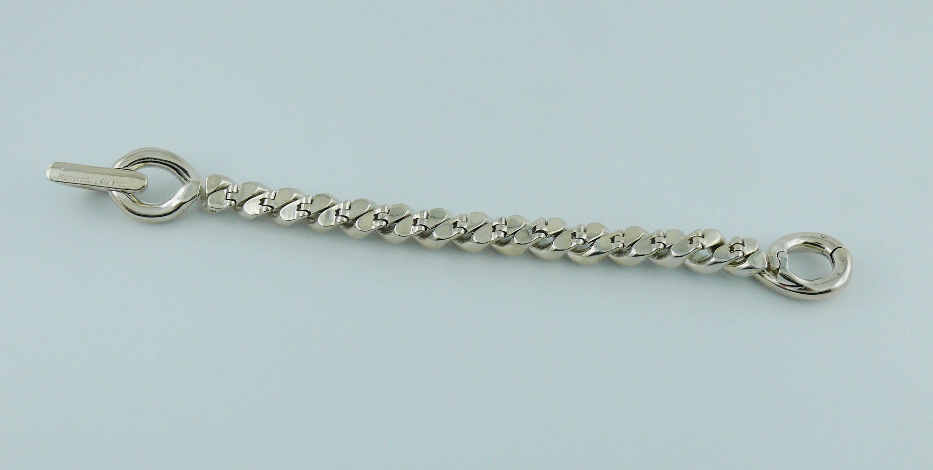 Hermès Vintage Silver Torsades Bracelet 3