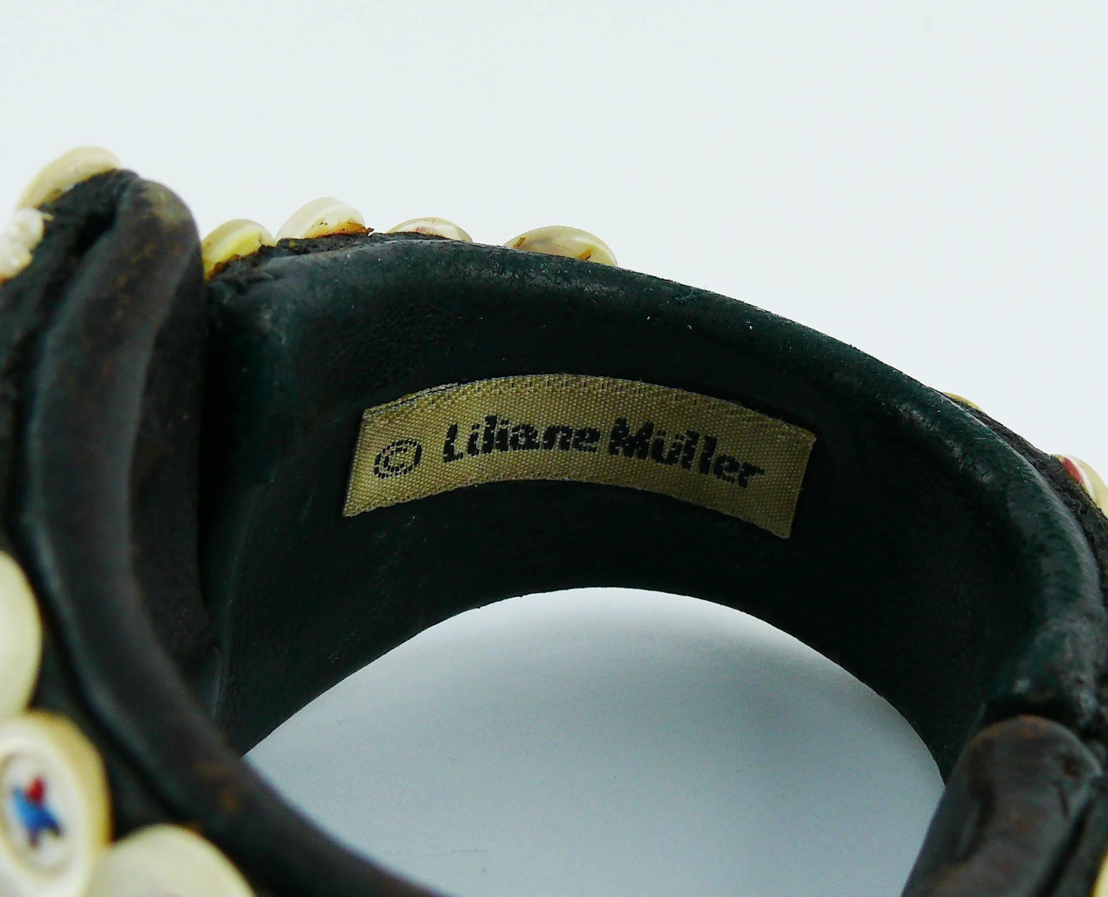 Liliane Muller Vintage Clamper Bracelet For Sale 1