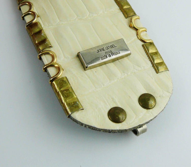 Jose Cotel Vintage Leopard Woven Leather Belt at 1stDibs | jose
