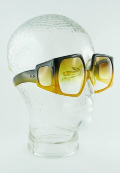 Christian Dior Vintage Space Age Oversized Sunglasses