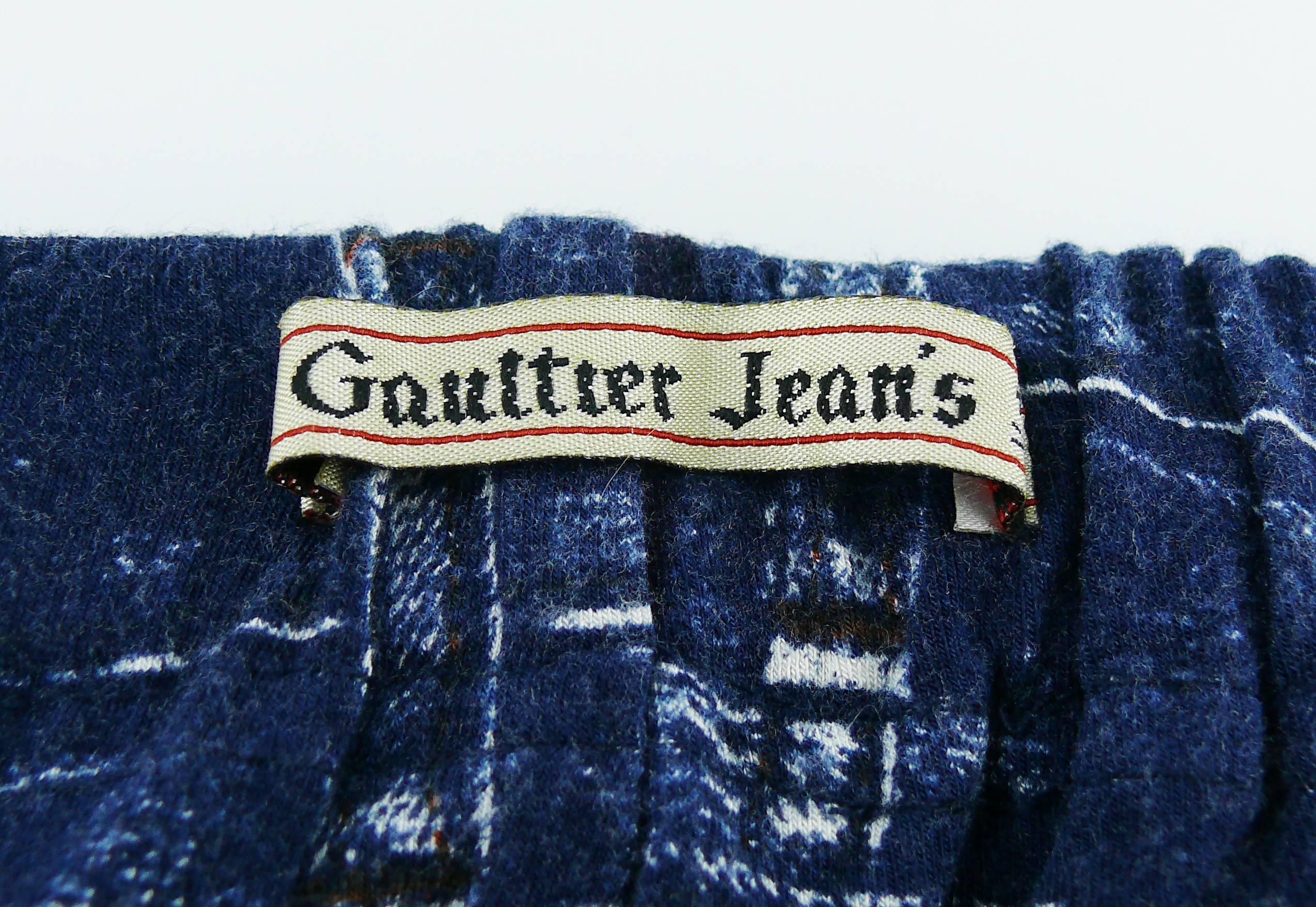 Jean Paul Gaultier Vintage Trompe L'oeil Maxi Skirt 5