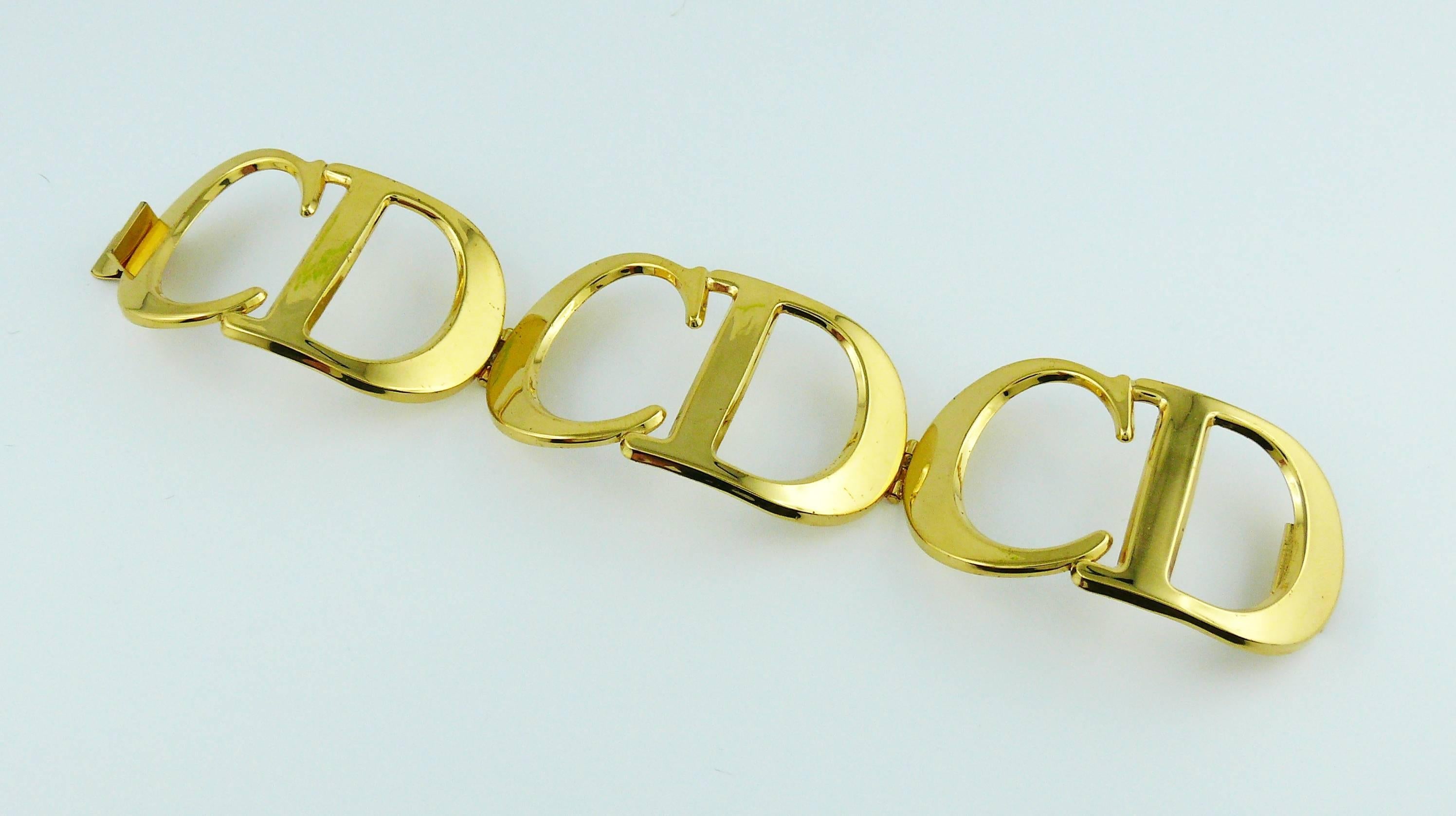 dior cd bracelet gold