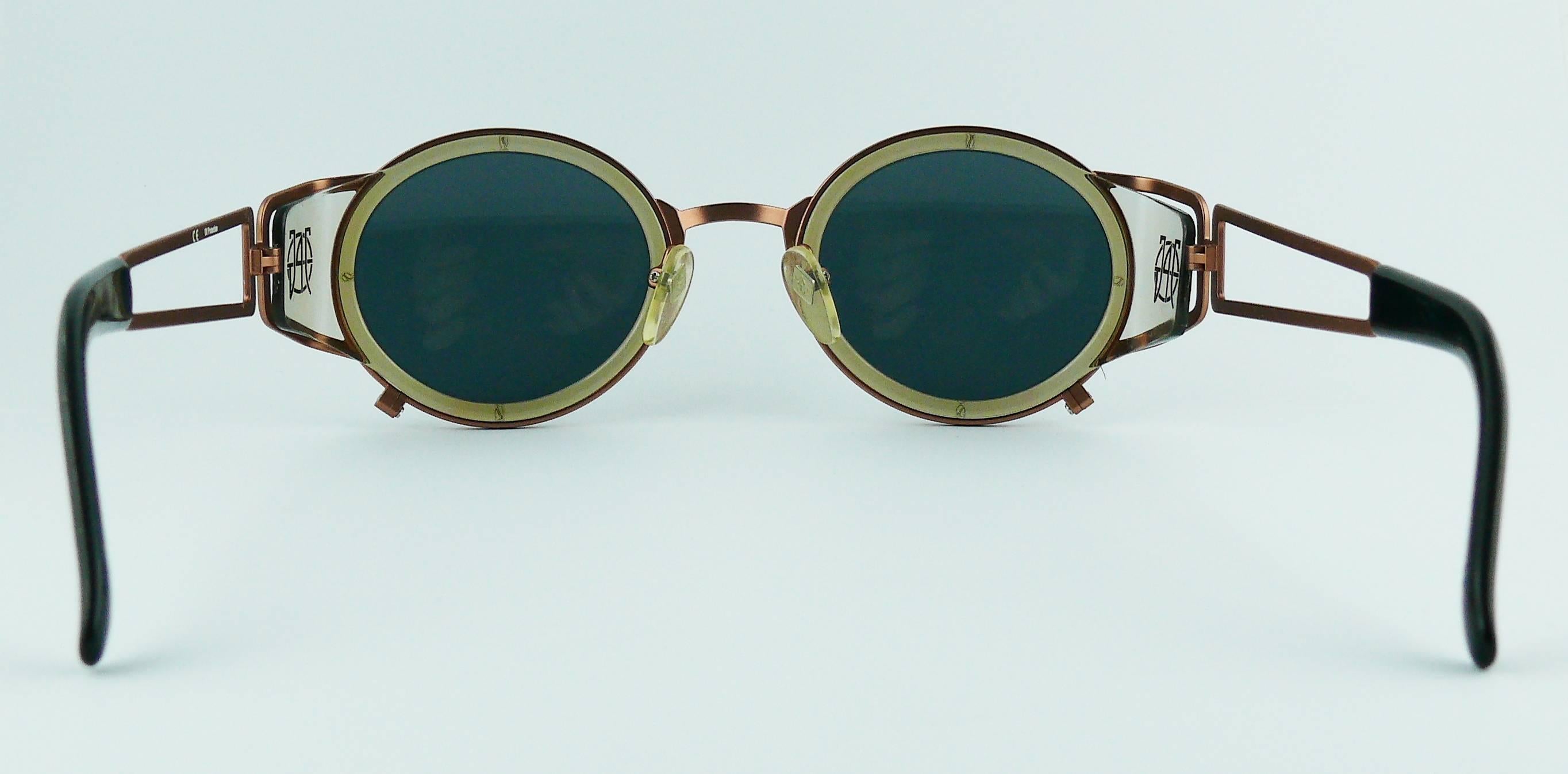 Women's or Men's Jean Paul Gaultier Vintage Sunglasses with Side Shields 58-6201 