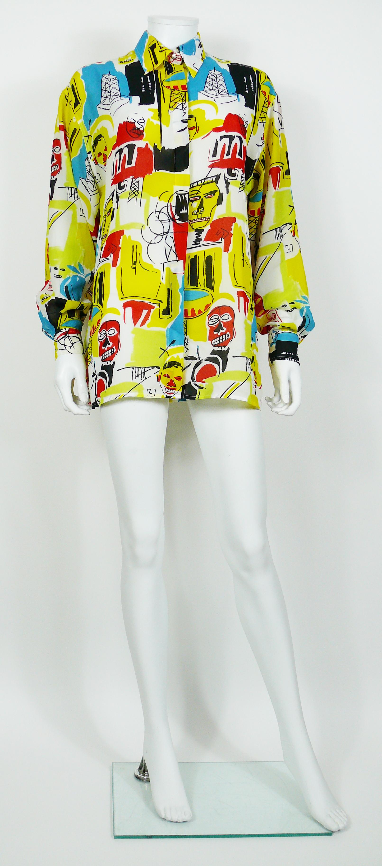 basquiat button up shirt