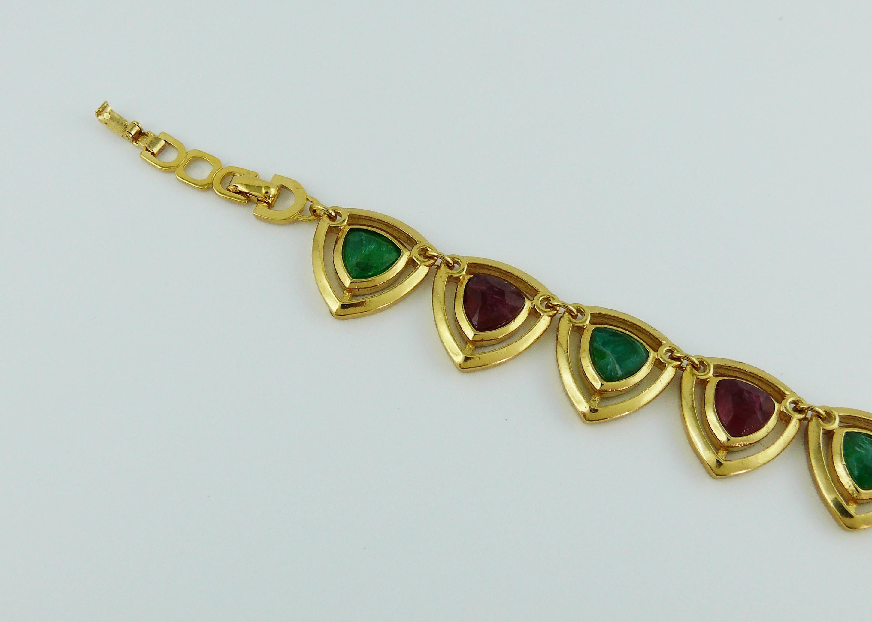 christian dior emerald necklace