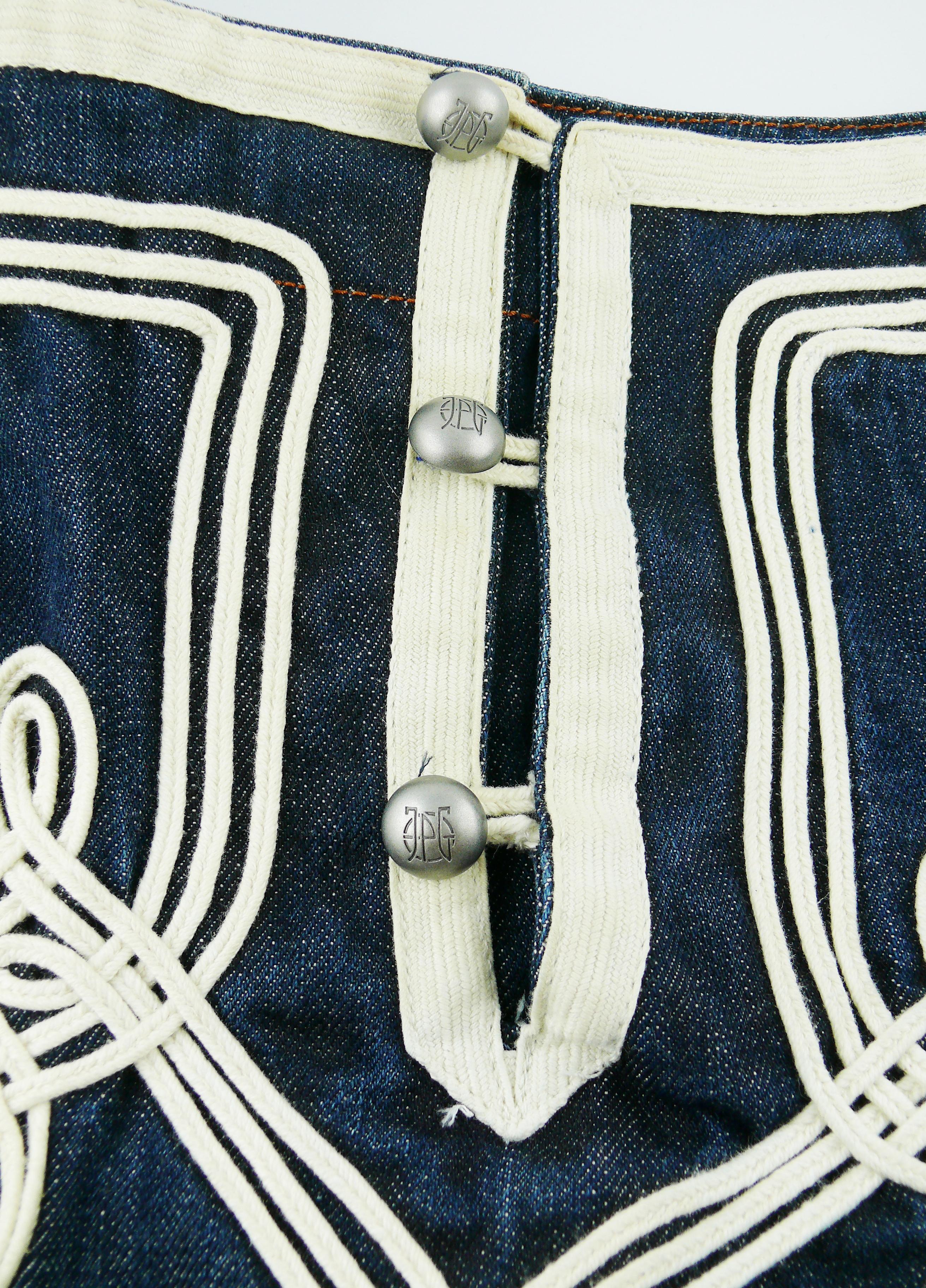 Jean Paul Gaultier Vintage Iconic Sailor Jeans US Size 8 5