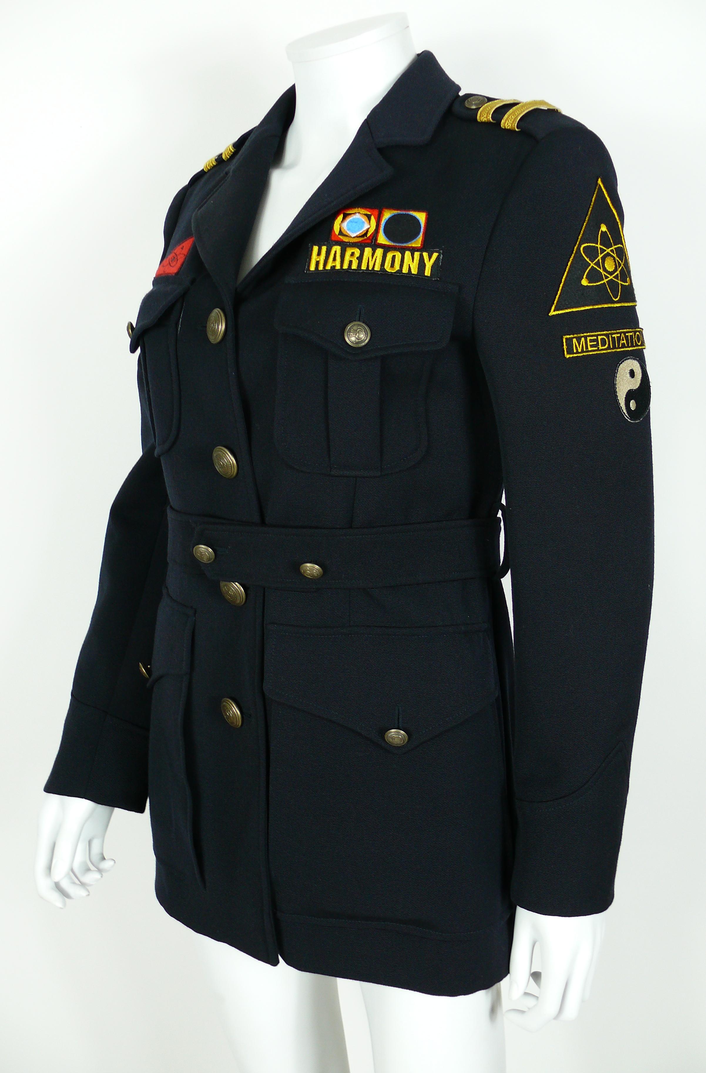 moschino military jacket