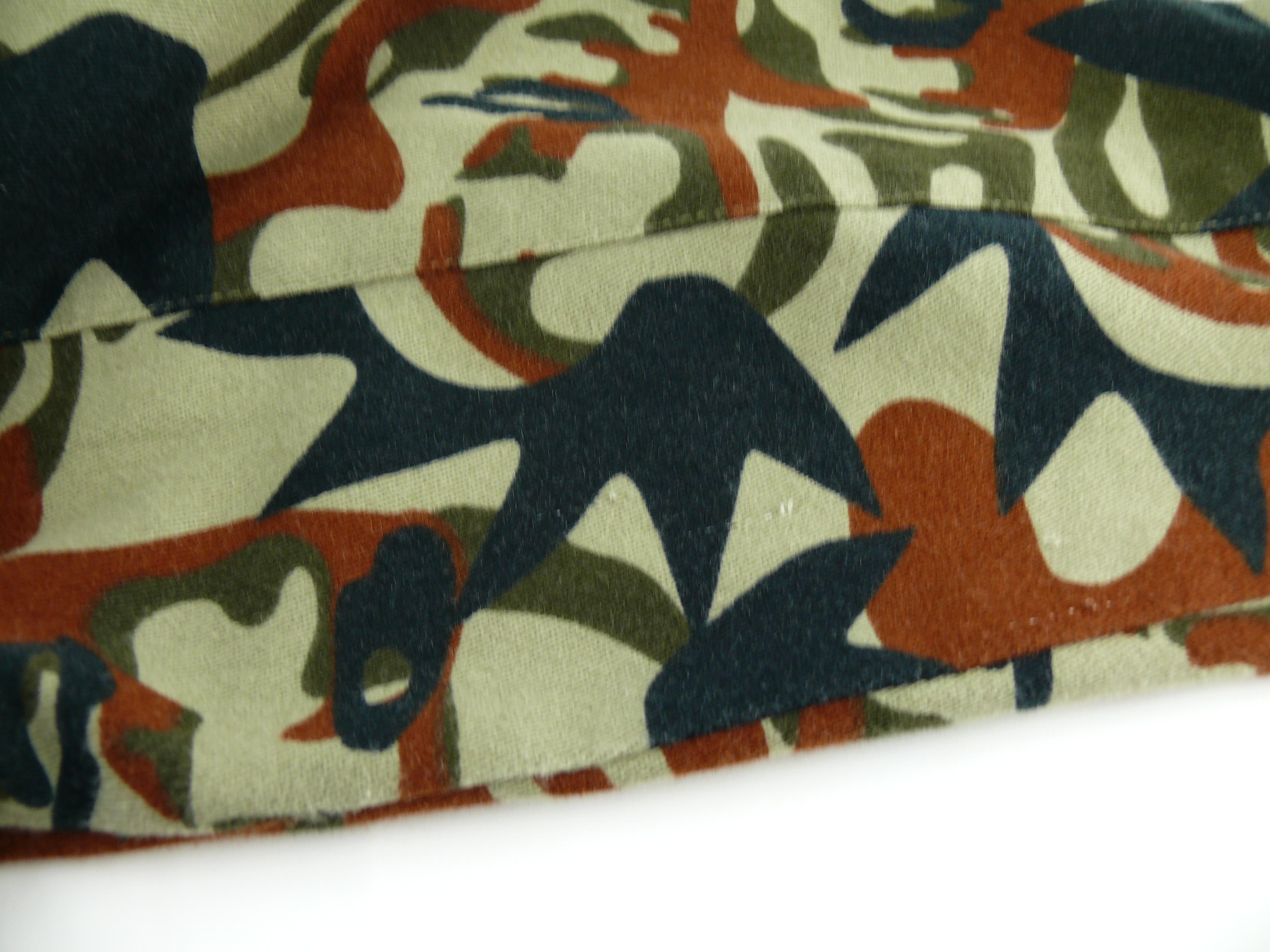 Jean Paul Gaultier Vintage Camouflage Faces Jacket US Size 10 3