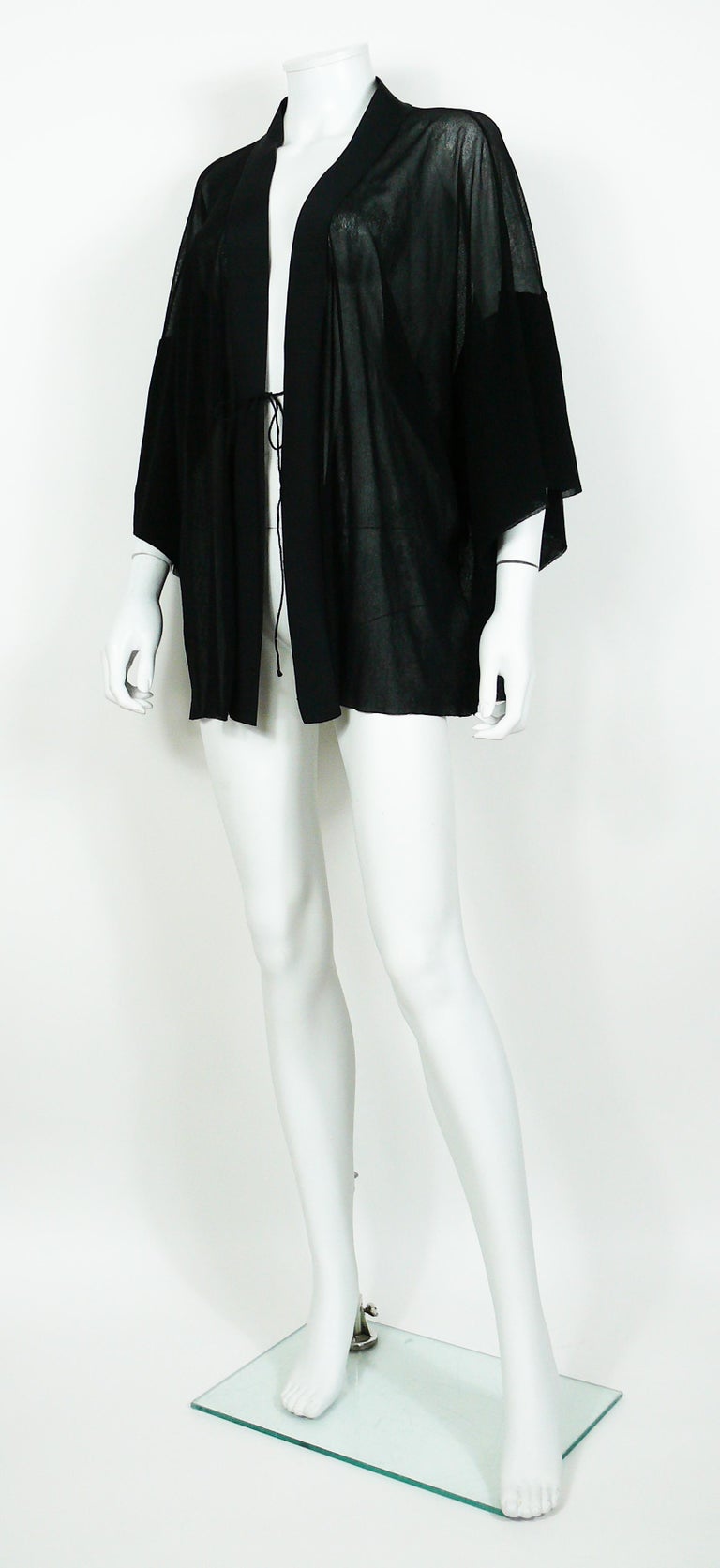 Chemise Oversize Manche Kimono Jean-Paul Gaultier Vintage - Taille 42 - Occasion Très Bon état - Femme