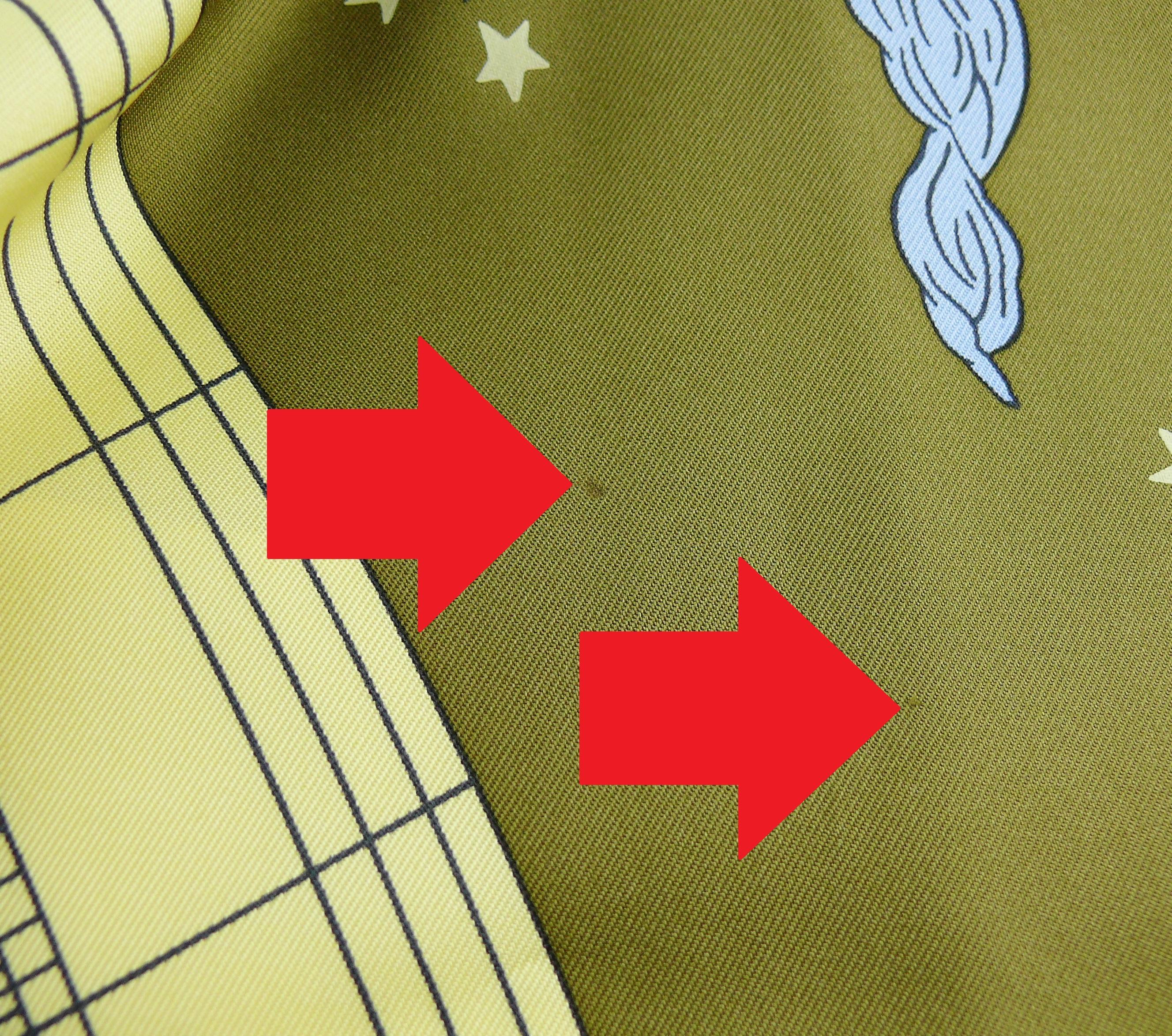 Hermes by Loic Dubigeon Hemisphaerium Coeli Boreale Vintage Silk Carre Scarf 6