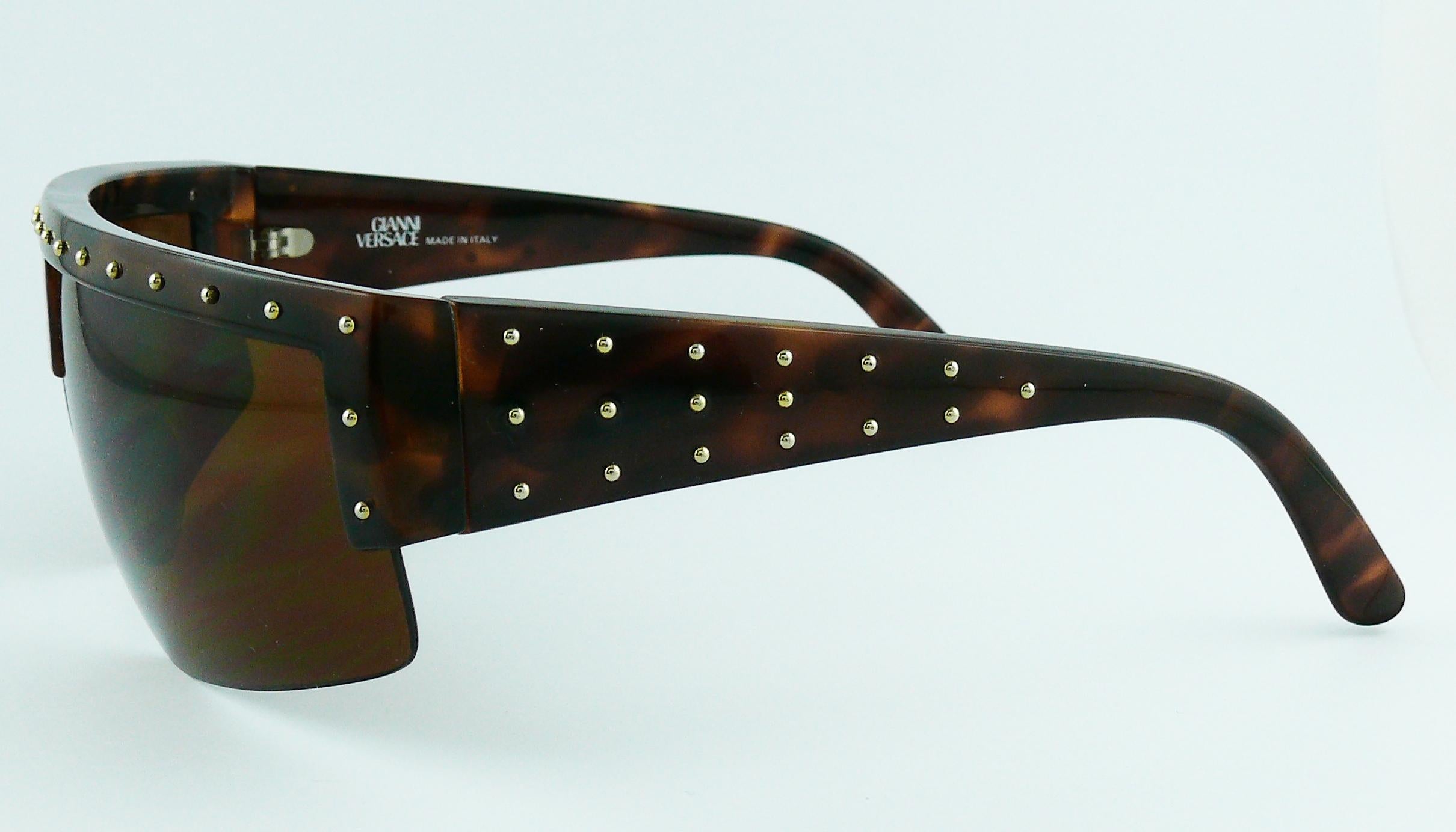 Gianni Versace Vintage Mod. 393 Shield Sunglasses 3